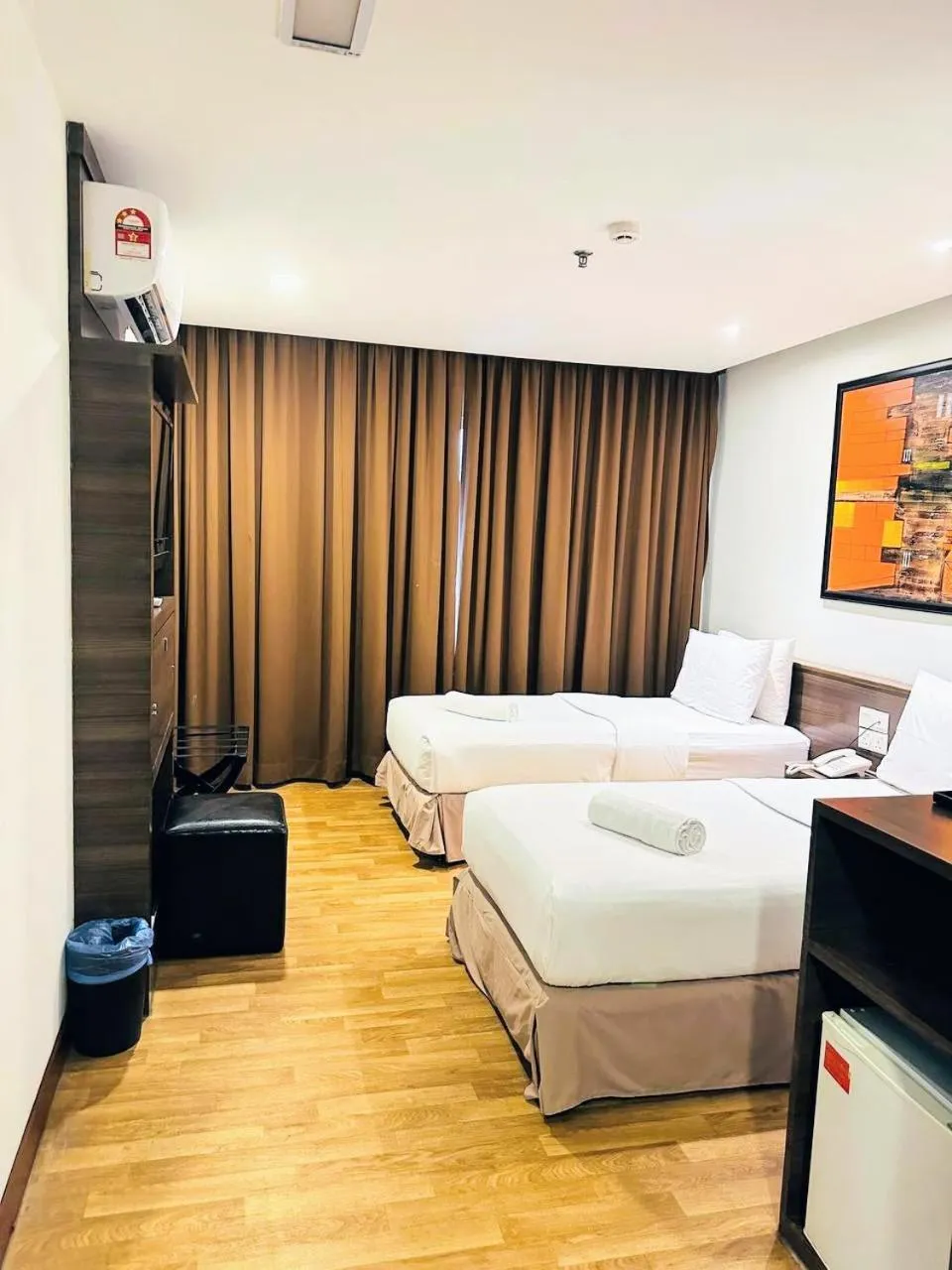 Bed in Frenz Hotel Kuala Lumpur