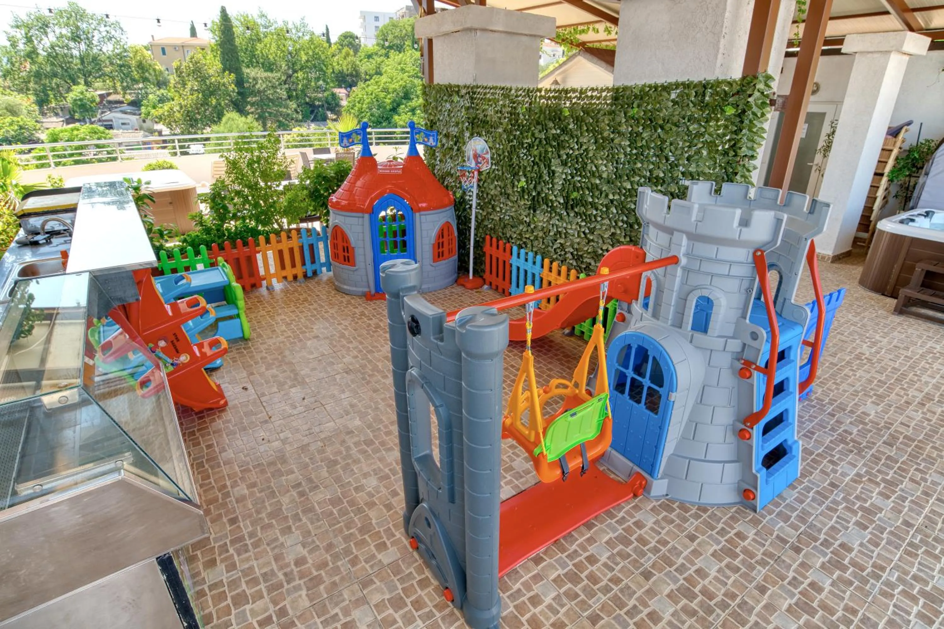 Children play ground in Garni Hotel Milica