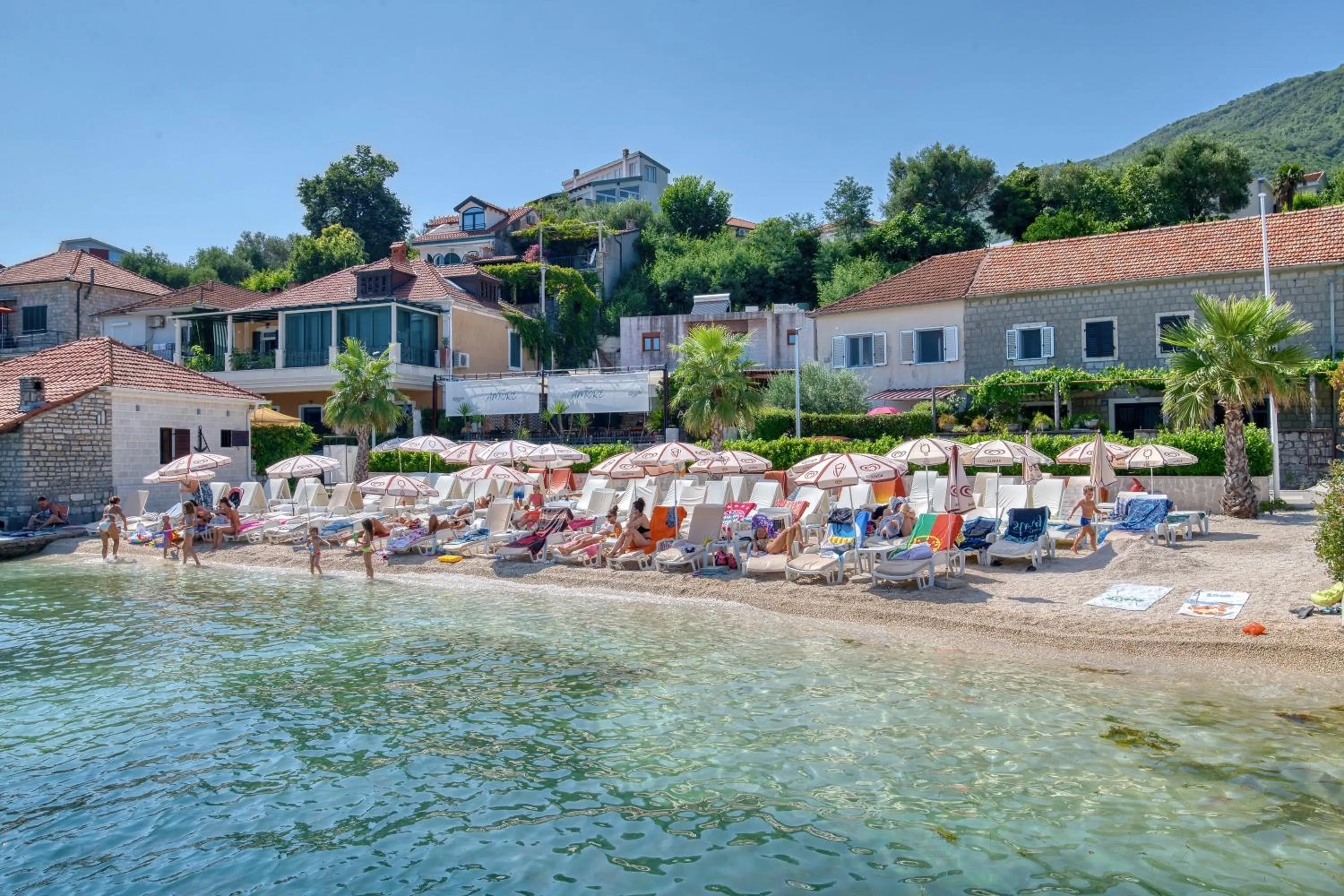 Beach in Garni Hotel Milica