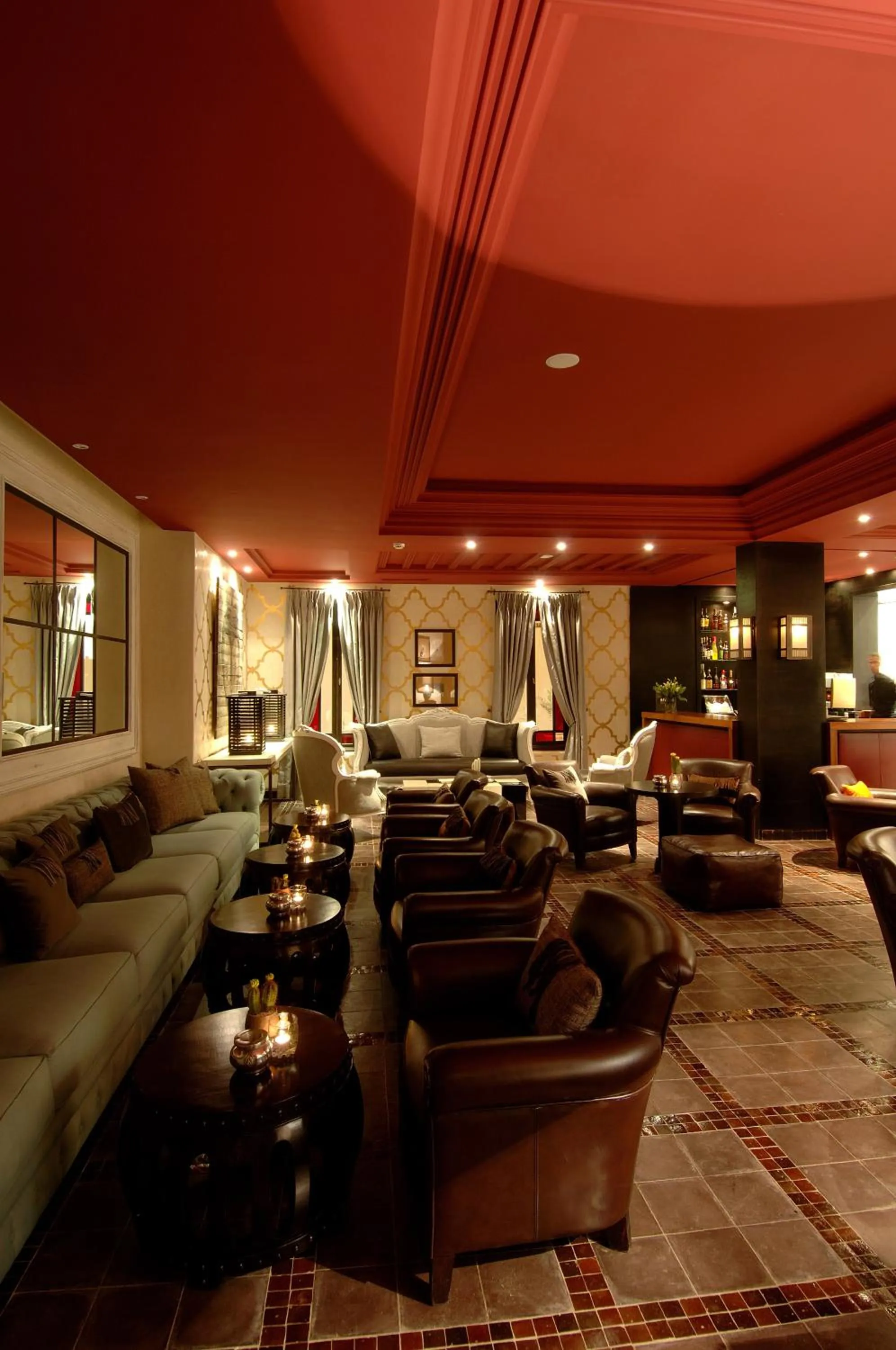 Lounge or bar in Le Riad Villa Blanche