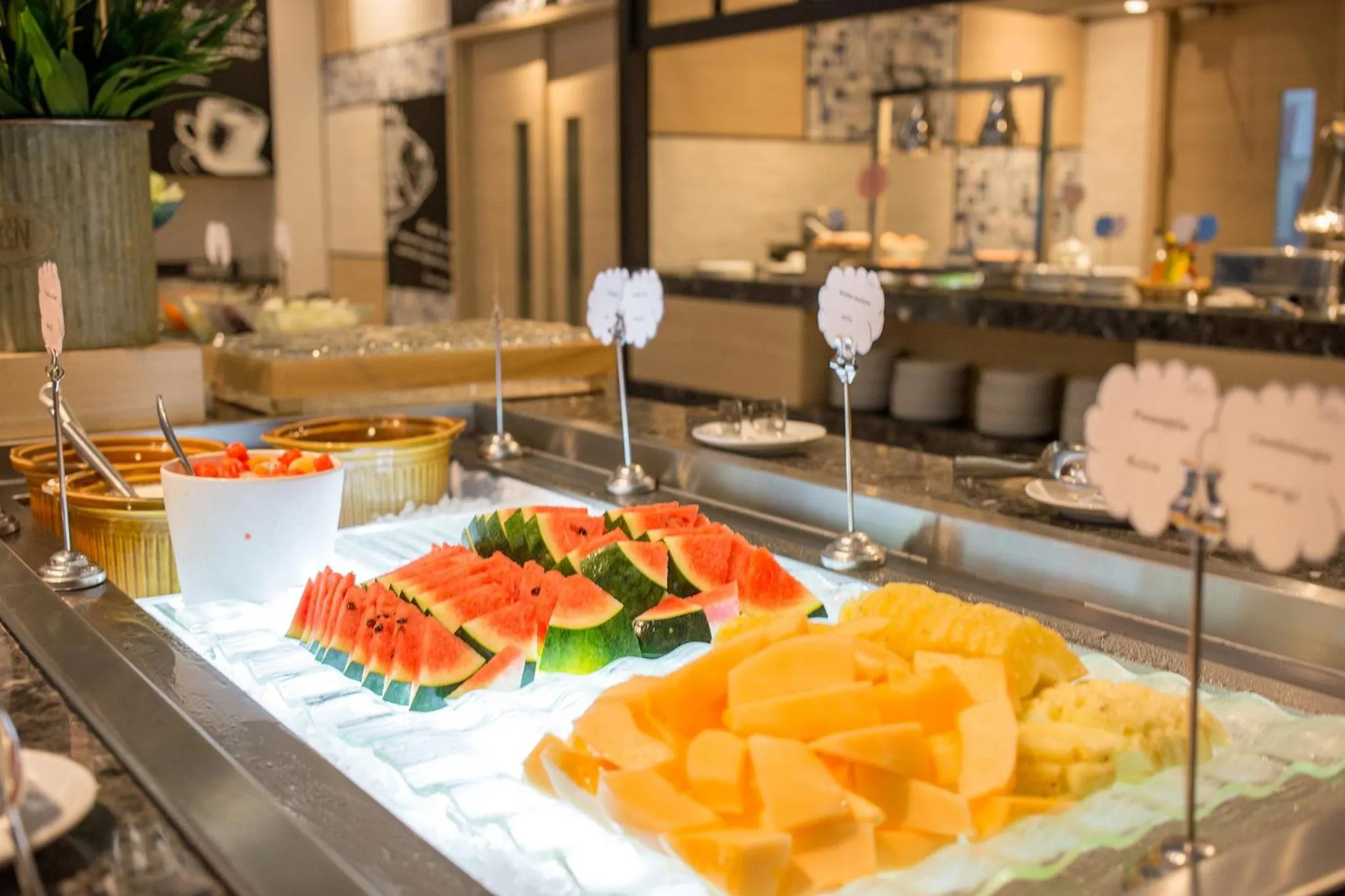 Buffet breakfast in Novotel Rayong Rim Pae Resort