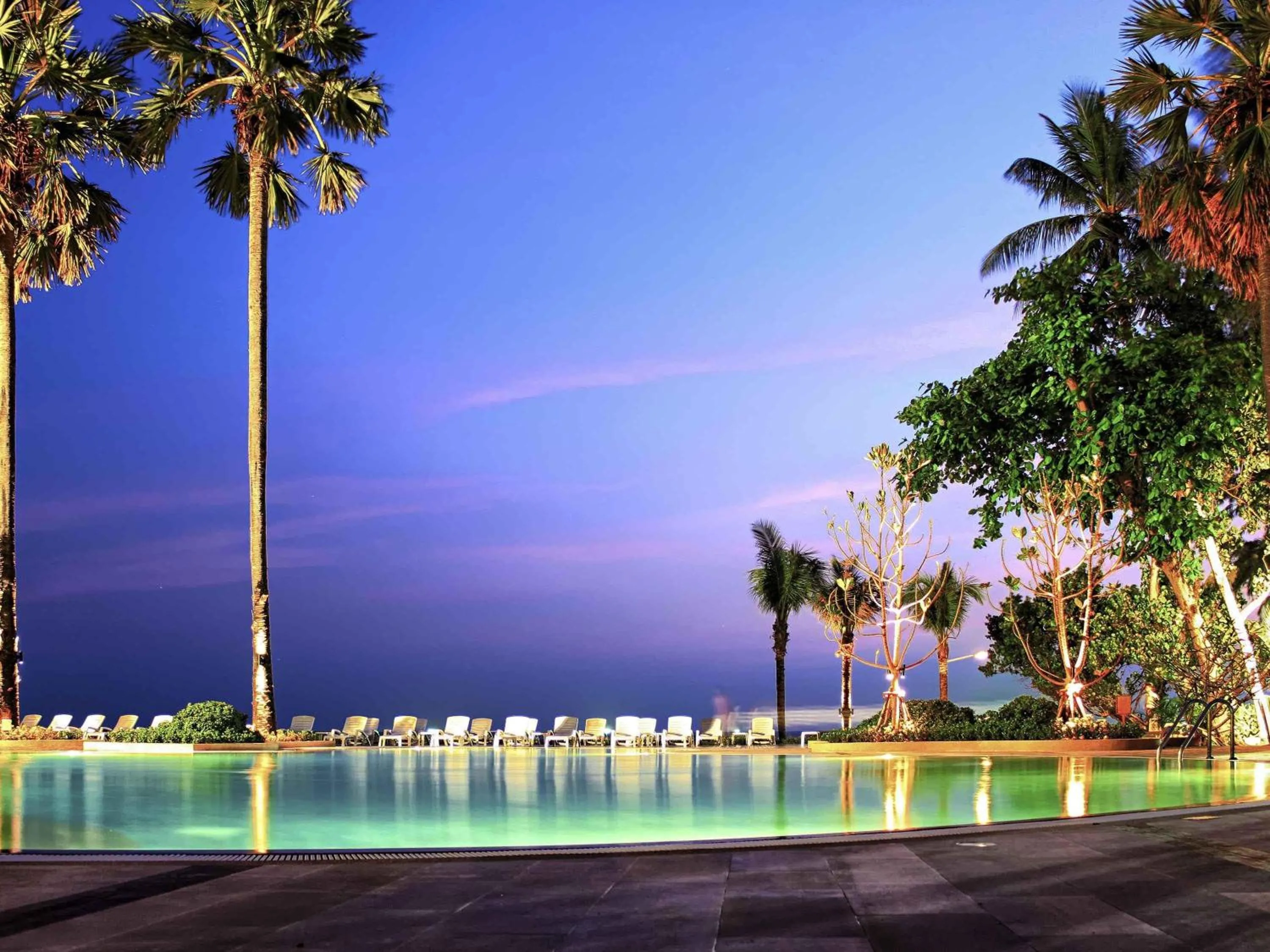 Pool view in Novotel Rayong Rim Pae Resort