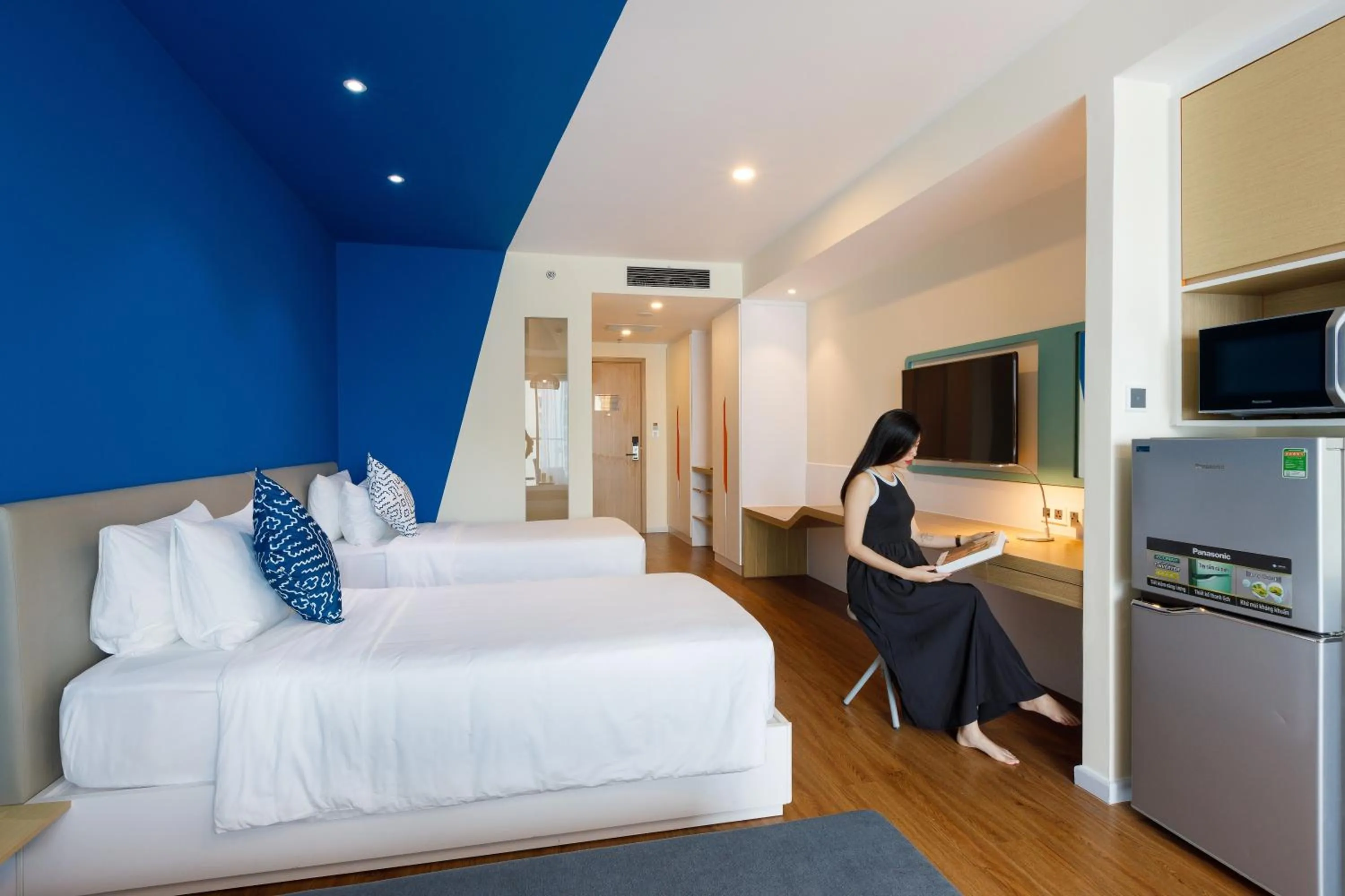 Photo of the whole room, Bed in Ariyana SmartCondotel Nha Trang