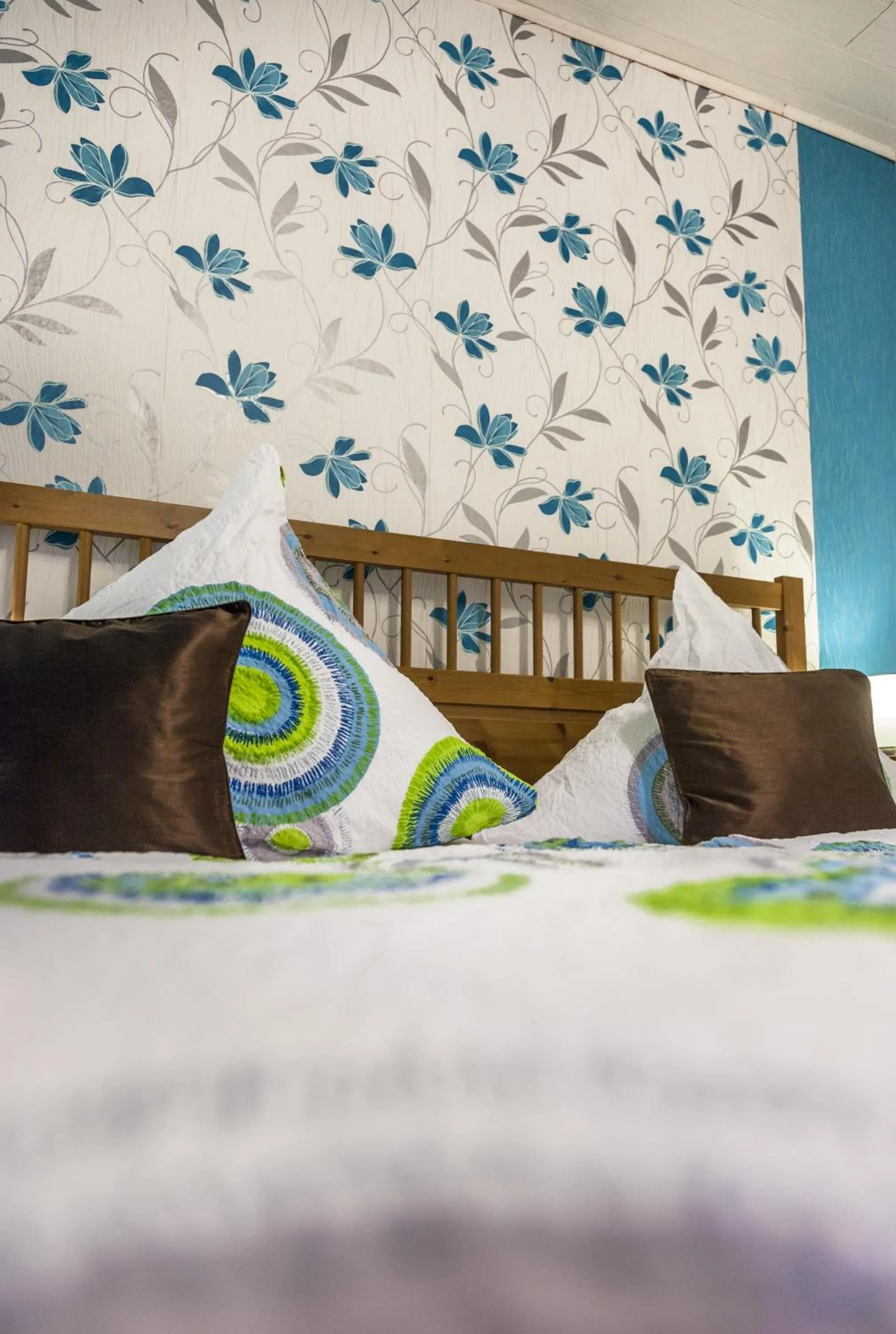 Decorative detail, Bed in Hotel-Gasthof Wilder Mann