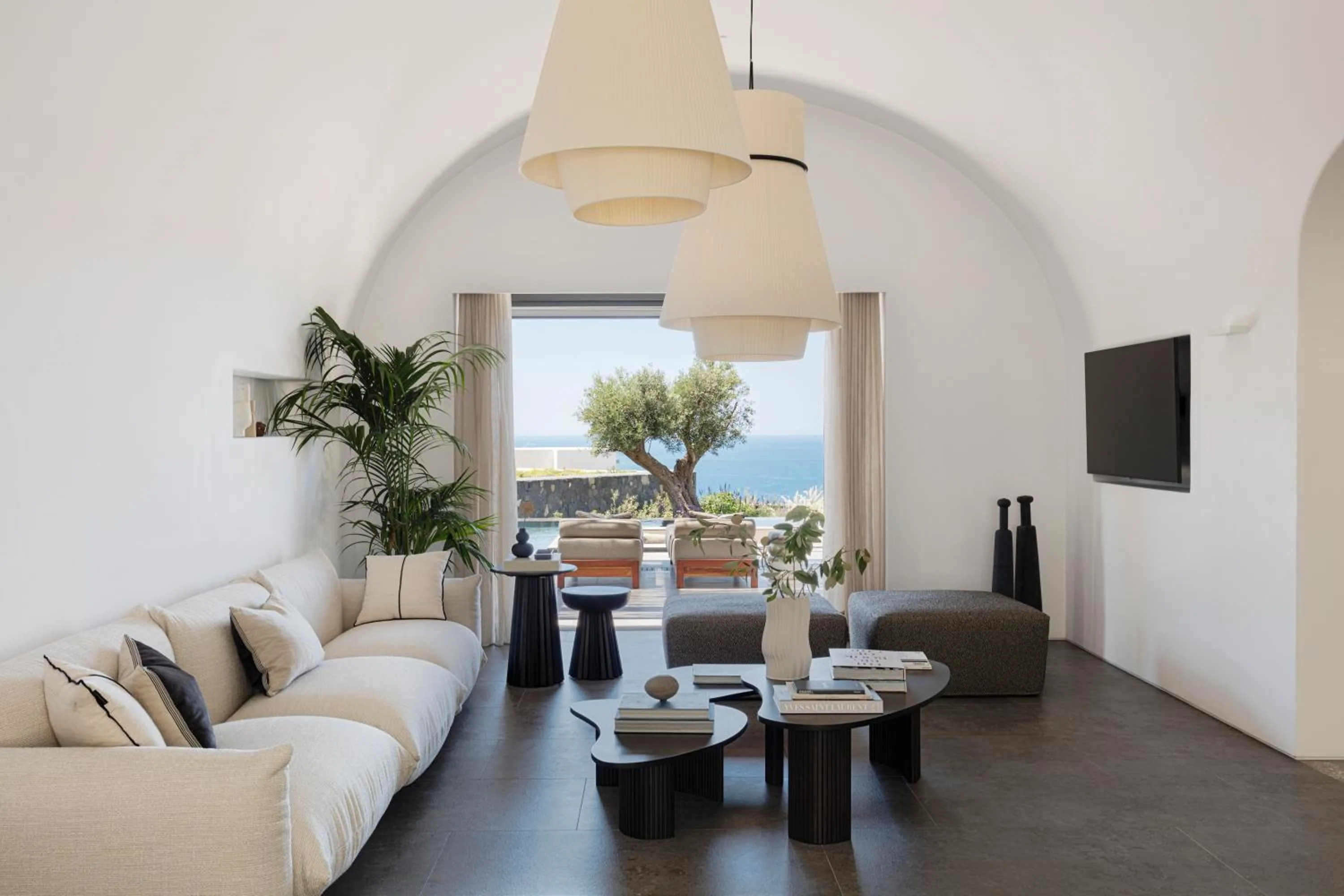 Living room in Canaves Epitome - Small Luxury Hotels of the World