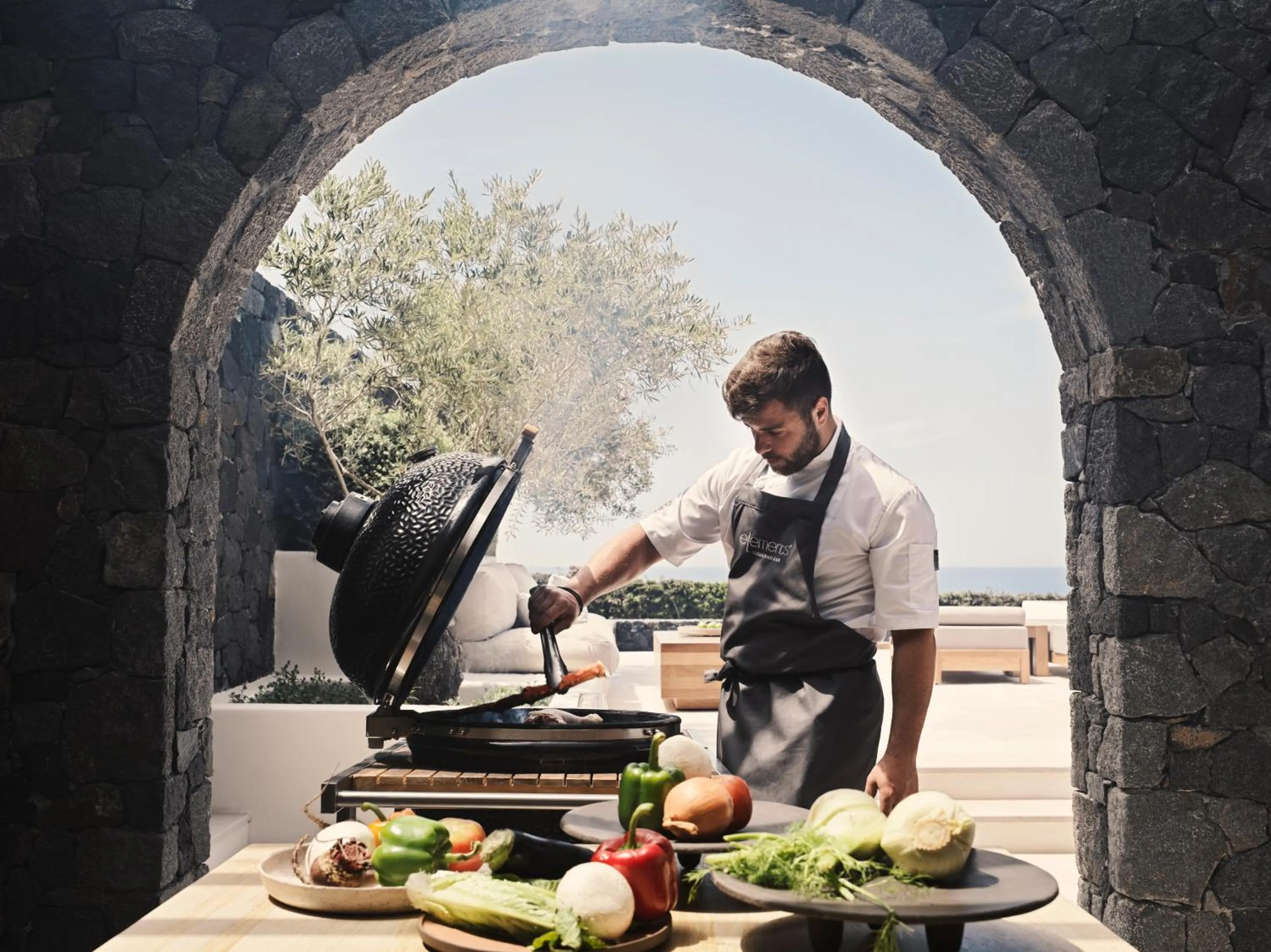 BBQ facilities in Canaves Epitome - Small Luxury Hotels of the World