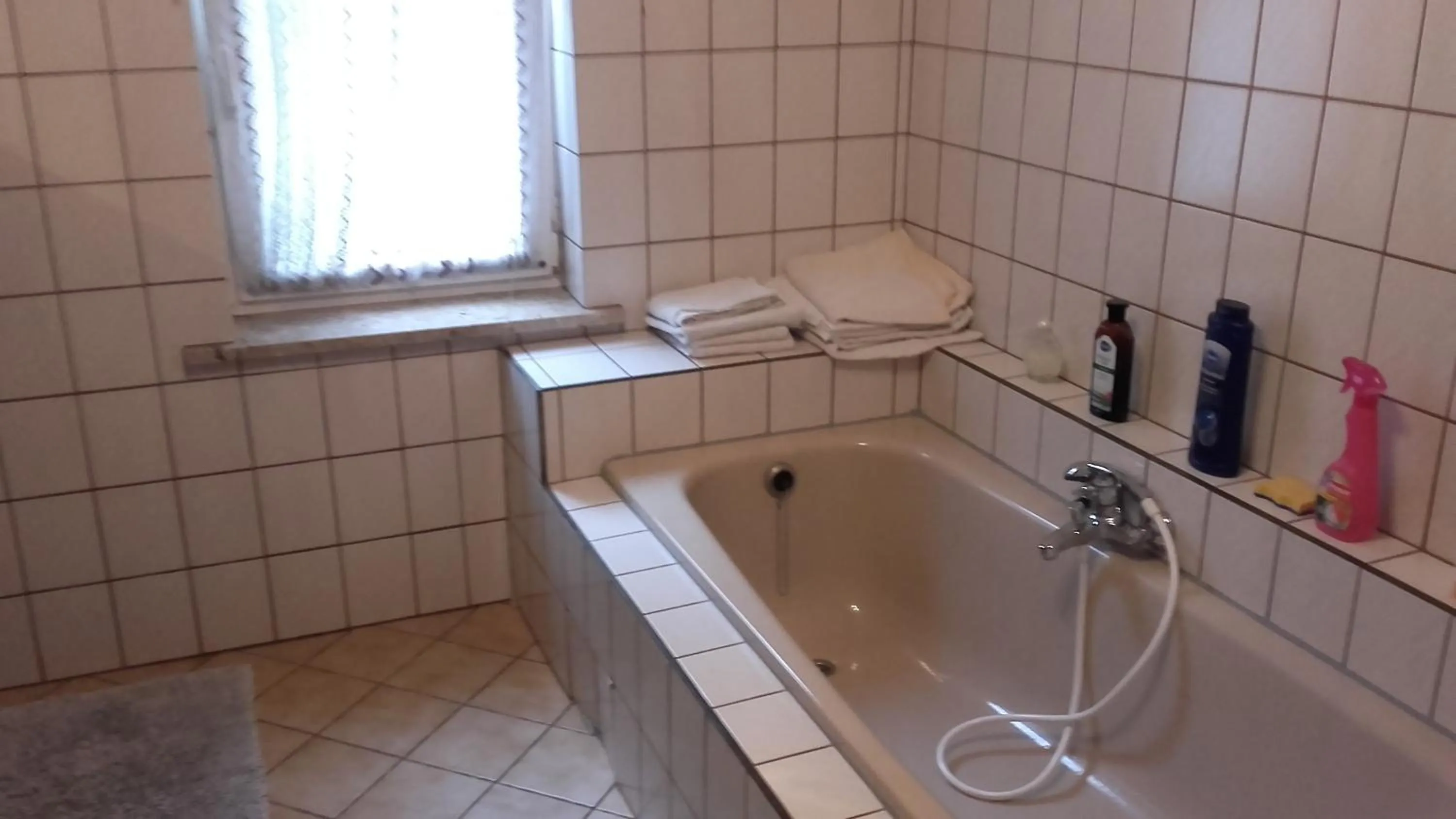 Bathroom in Restaurant Pension Lubusch Gahro