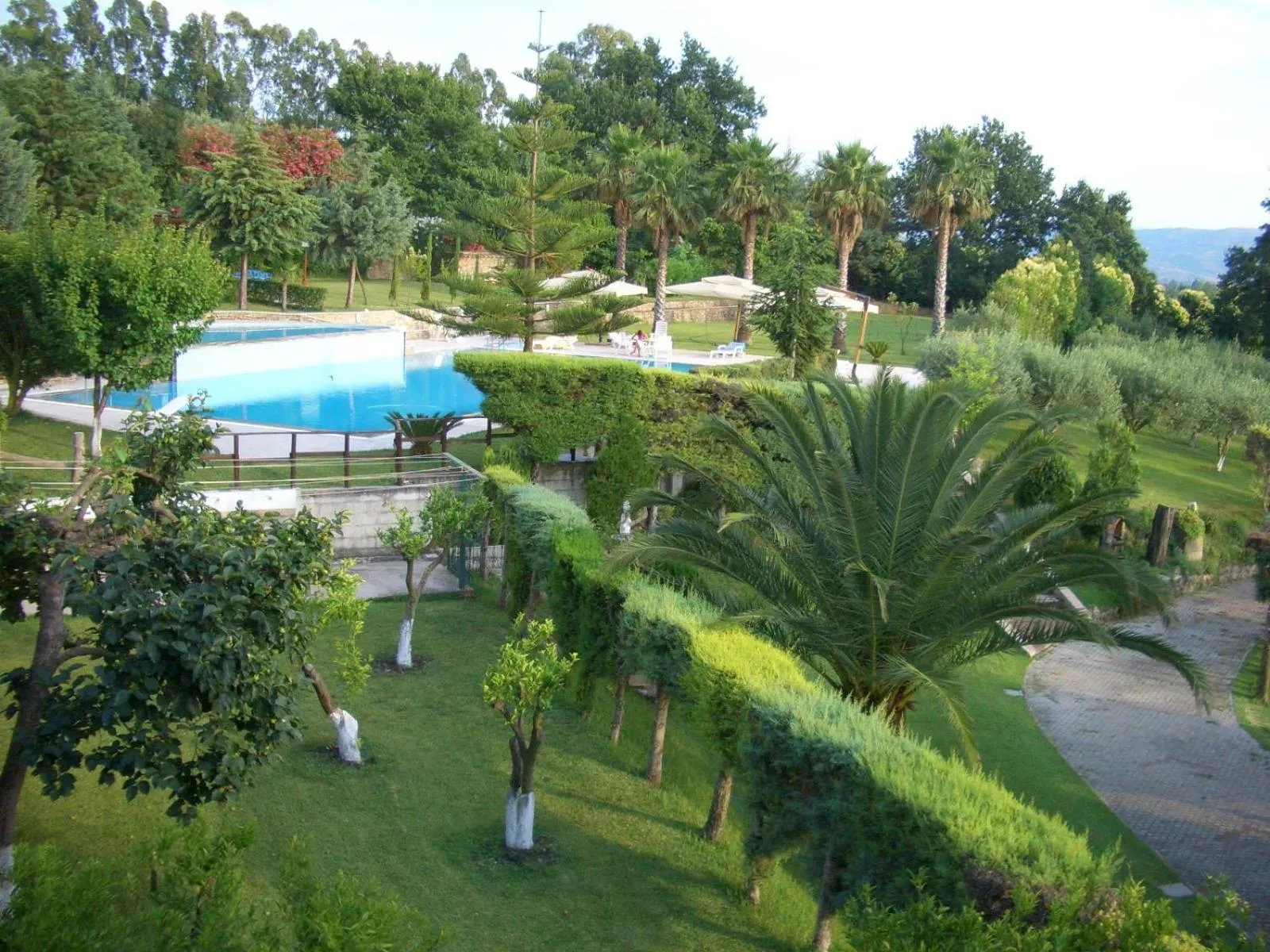 Garden view in Residenza Giancesare Family Apartments