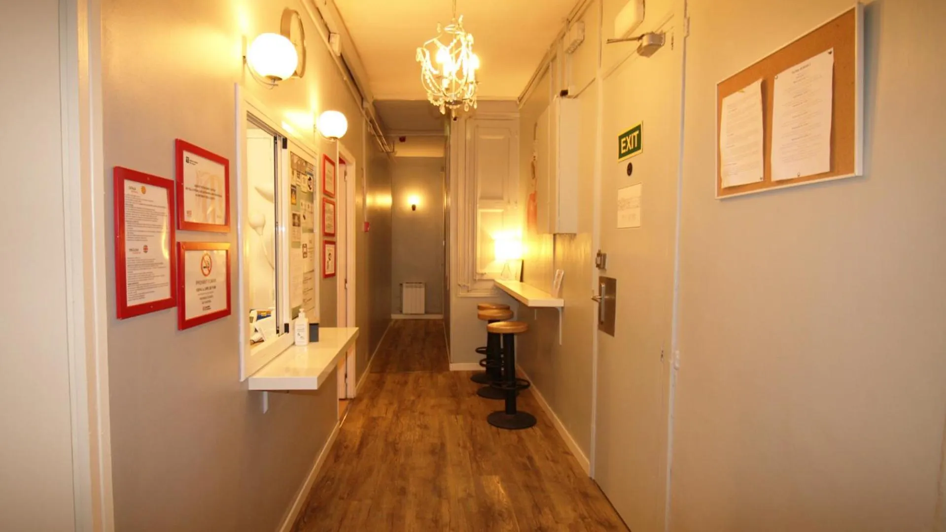 Lobby or reception in Paraiso Hostel