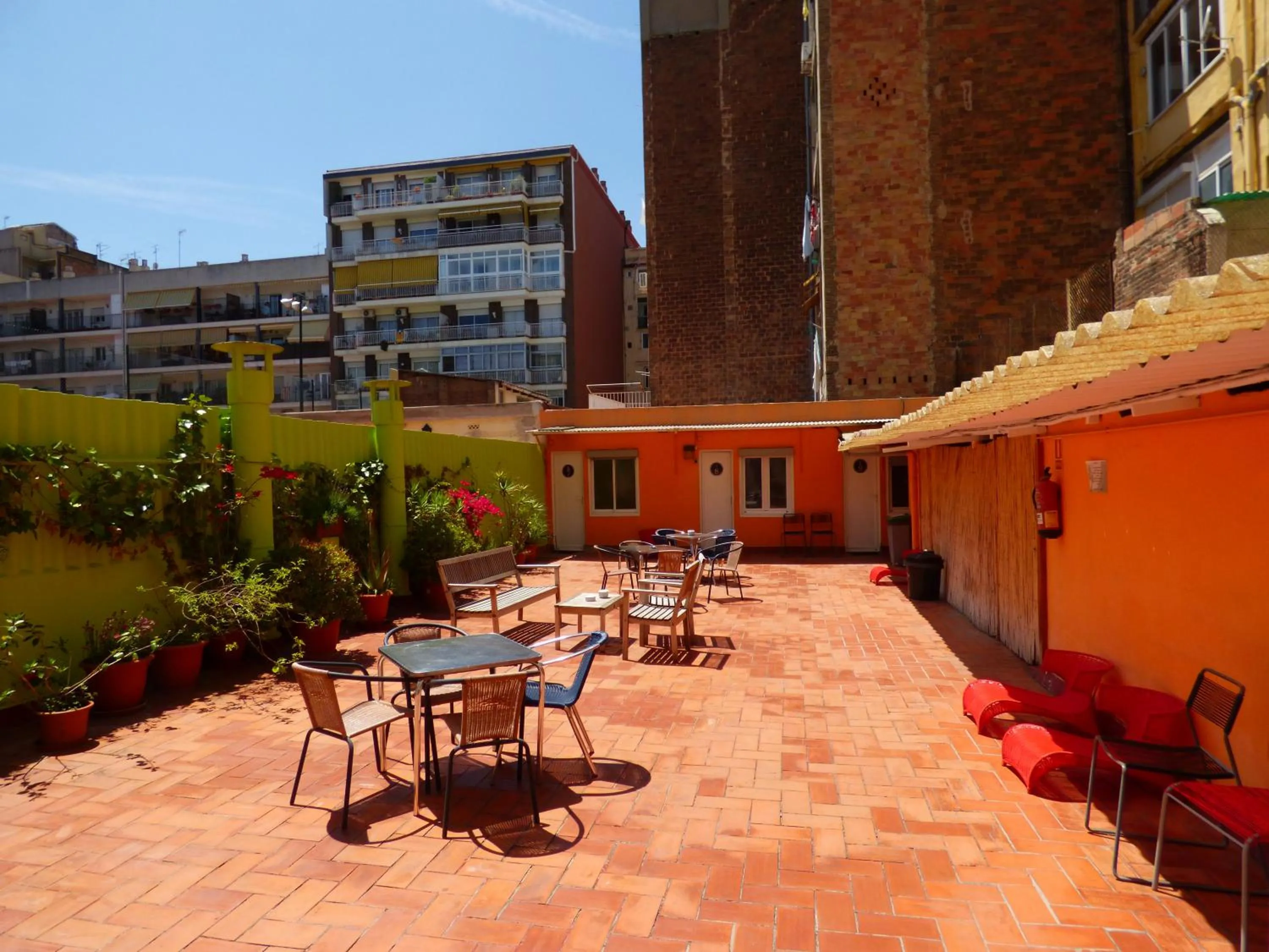 Patio in Paraiso Hostel