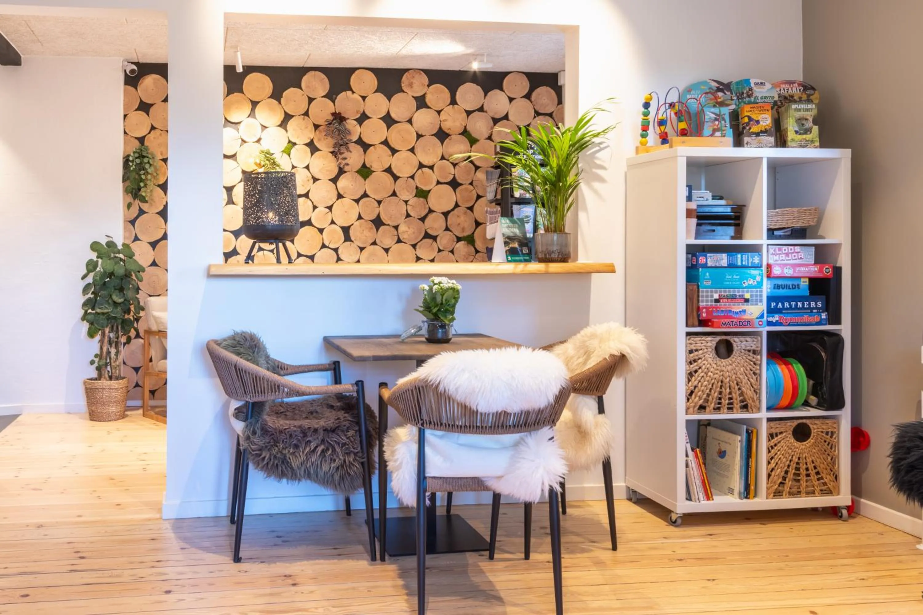 Living room in Danhostel Rønde