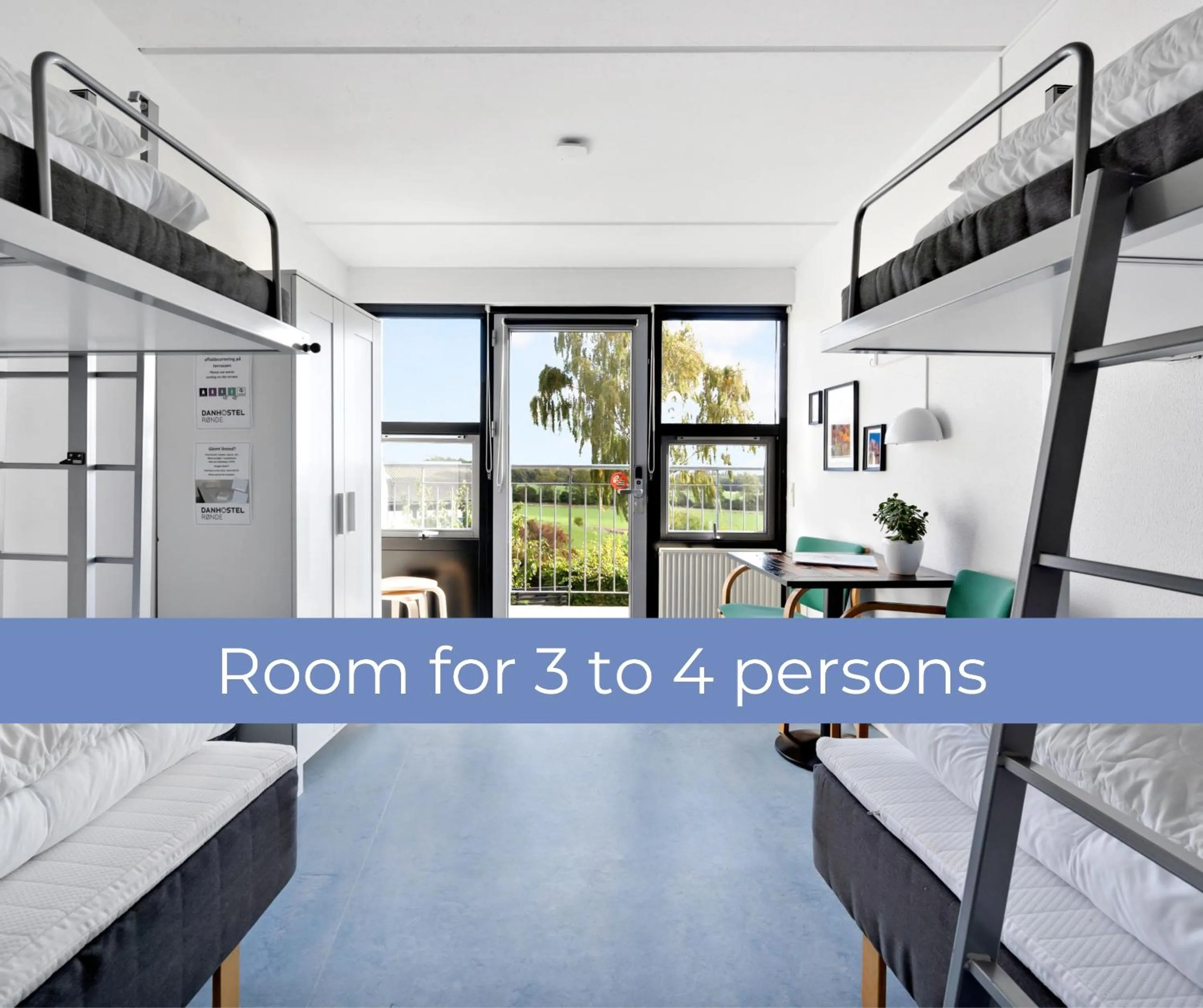 Bedroom, Bed in Danhostel Rønde