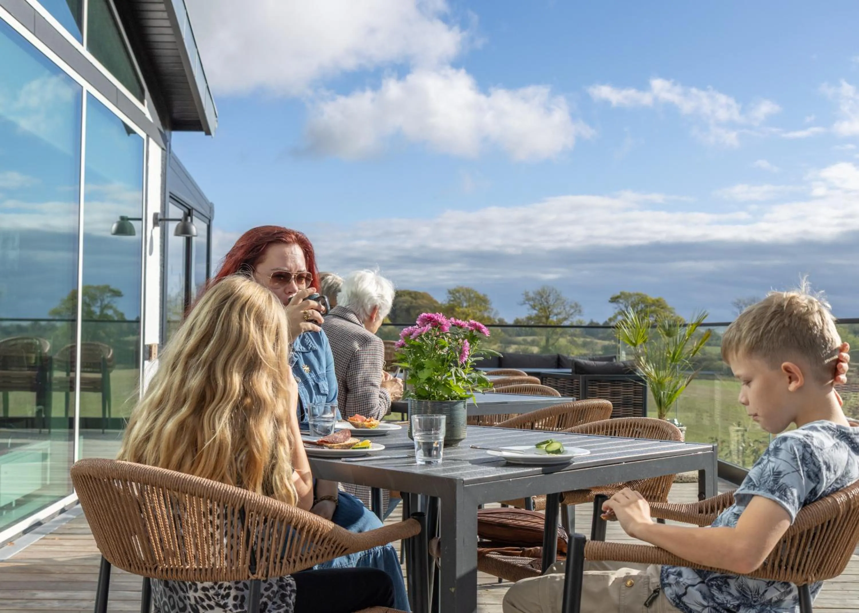 Patio in Danhostel Rønde