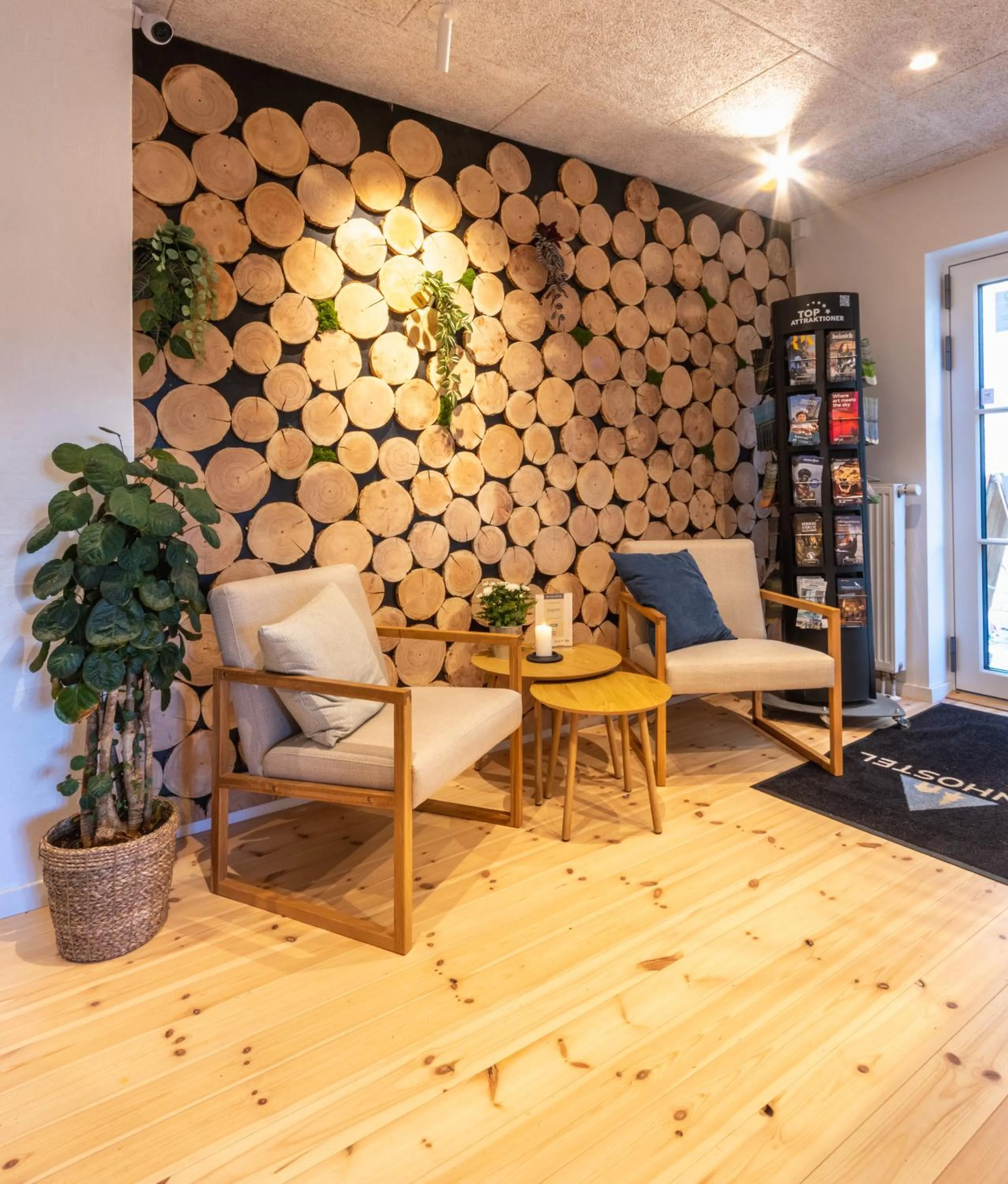 Living room in Danhostel Rønde