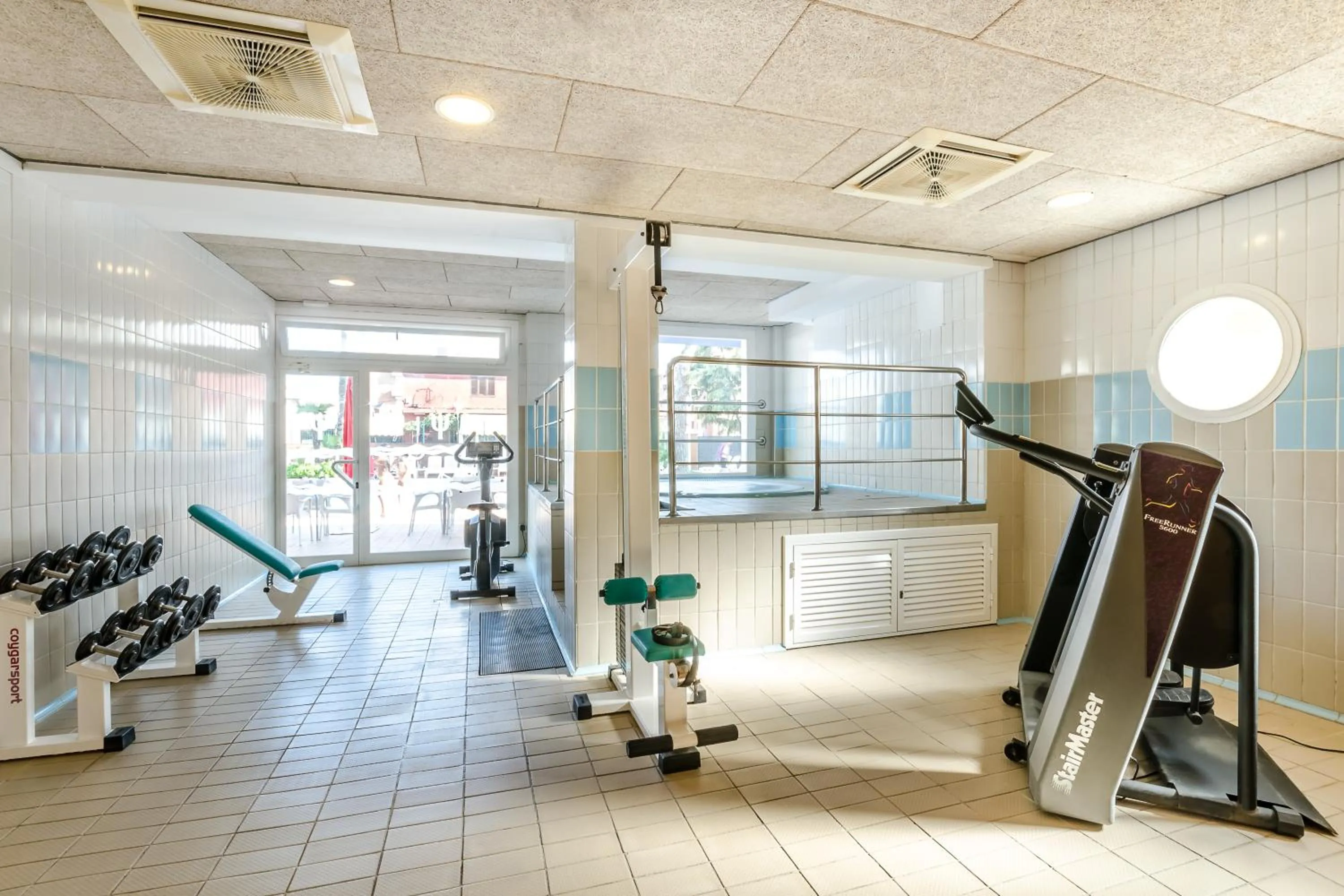 Fitness centre/facilities in Hotel Mar Blau