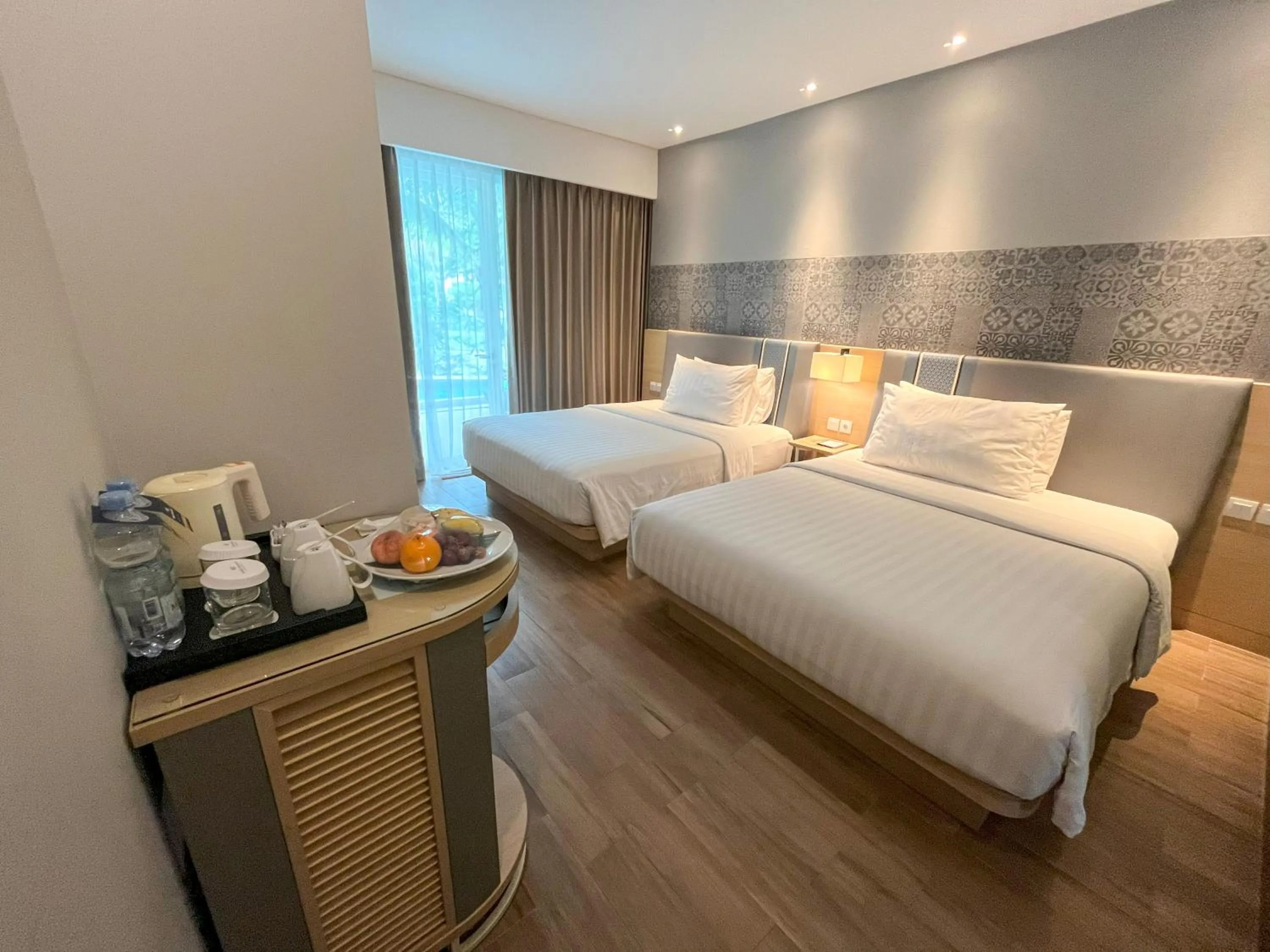 Bed in Hotel Santika Premiere Beach Resort Belitung