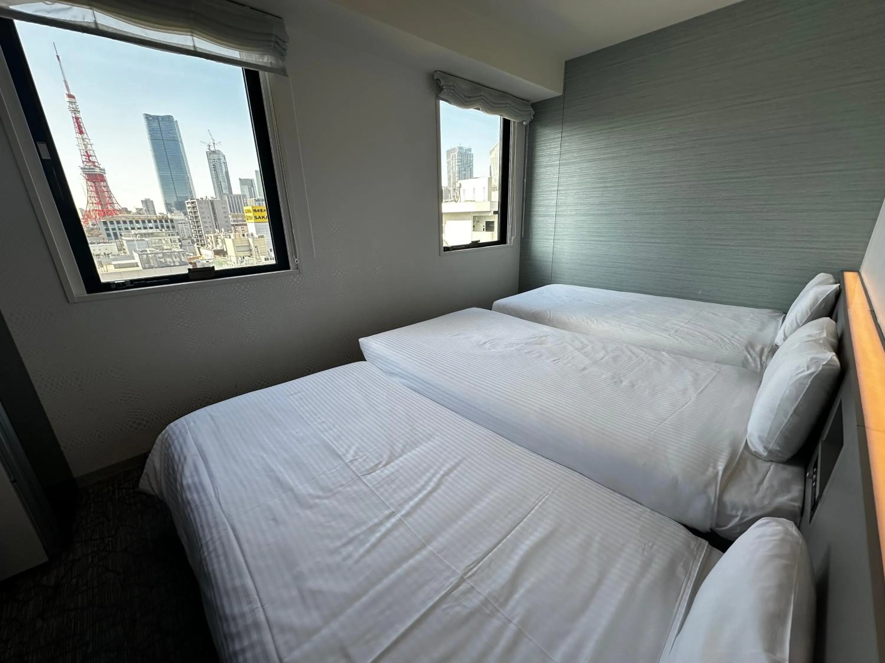 Photo of the whole room, Bed in Henn na Hotel Tokyo Hamamatsucho