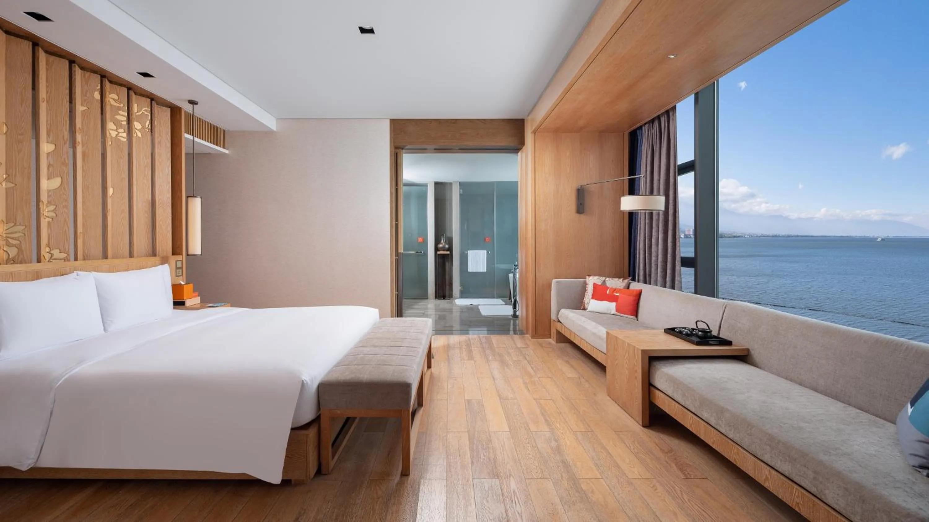 Photo of the whole room, Bed in Hotel Indigo Dali Erhai by IHG