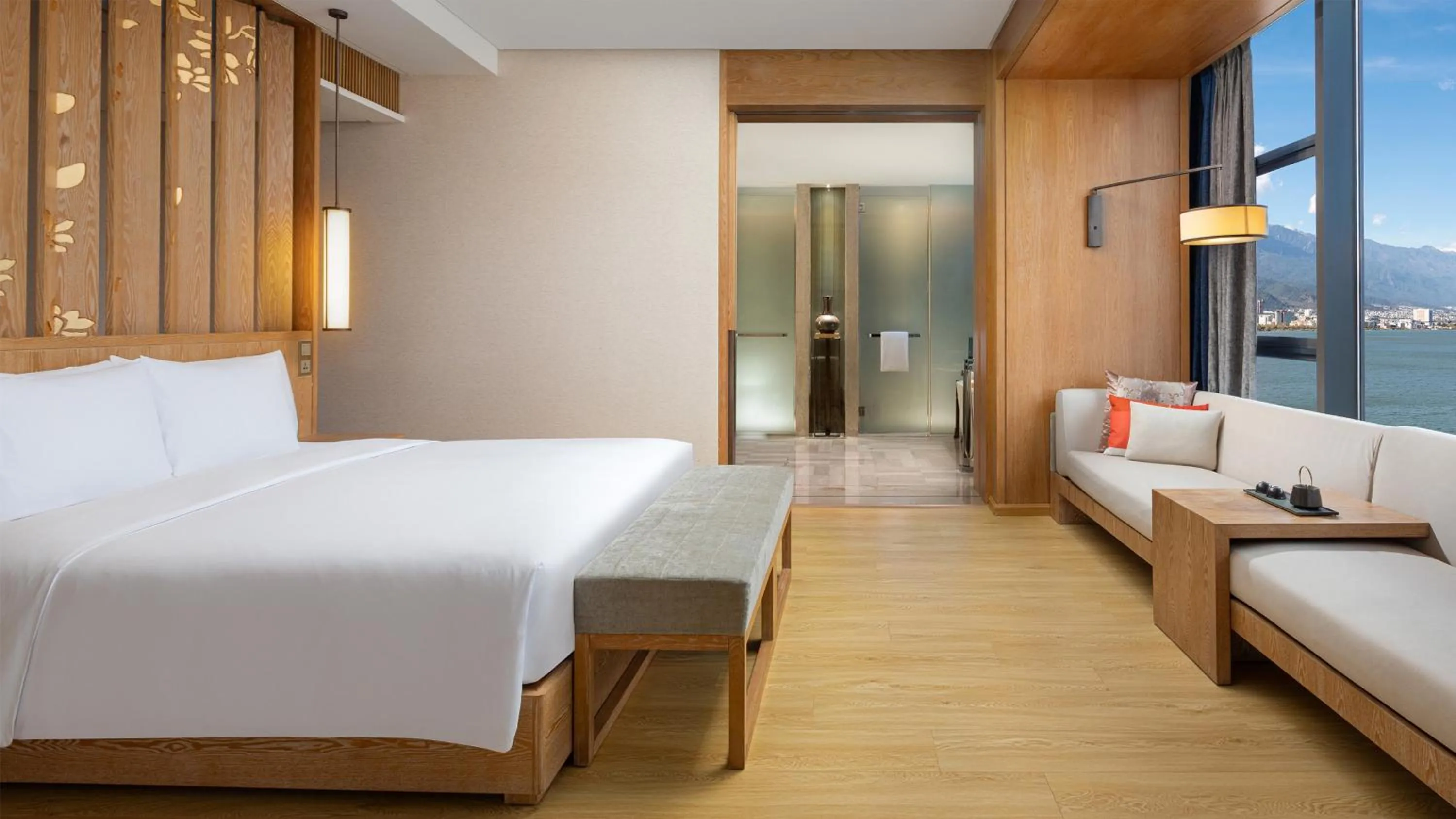 Photo of the whole room, Bed in Hotel Indigo Dali Erhai by IHG