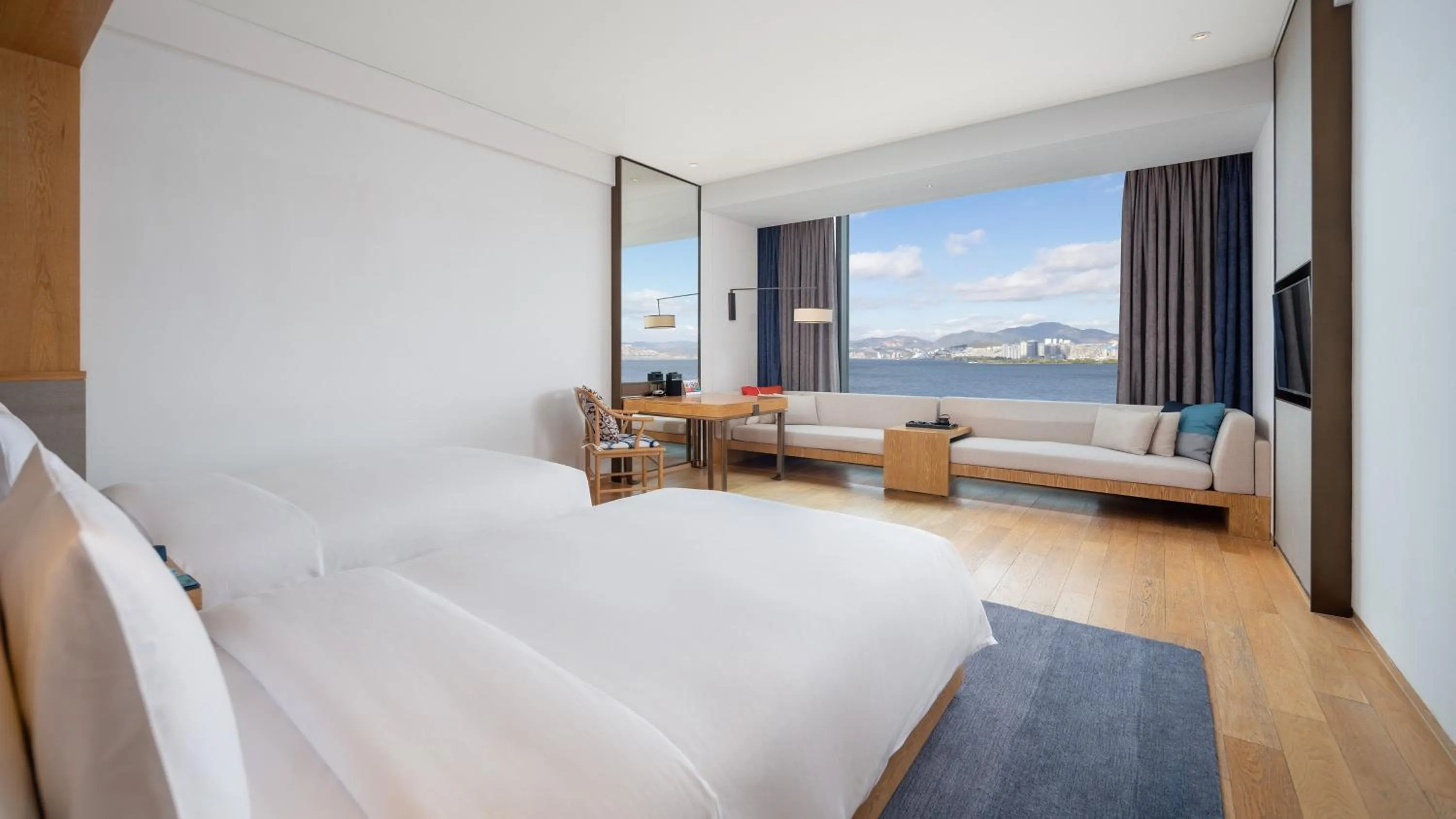 Photo of the whole room, Bed in Hotel Indigo Dali Erhai by IHG