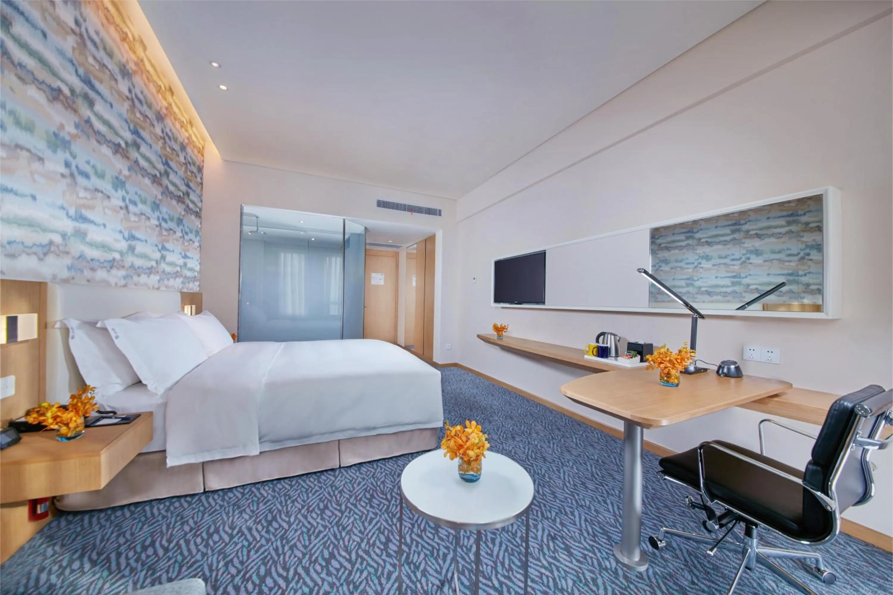 Bed in Holiday Inn Express Nantong Textile City by IHG