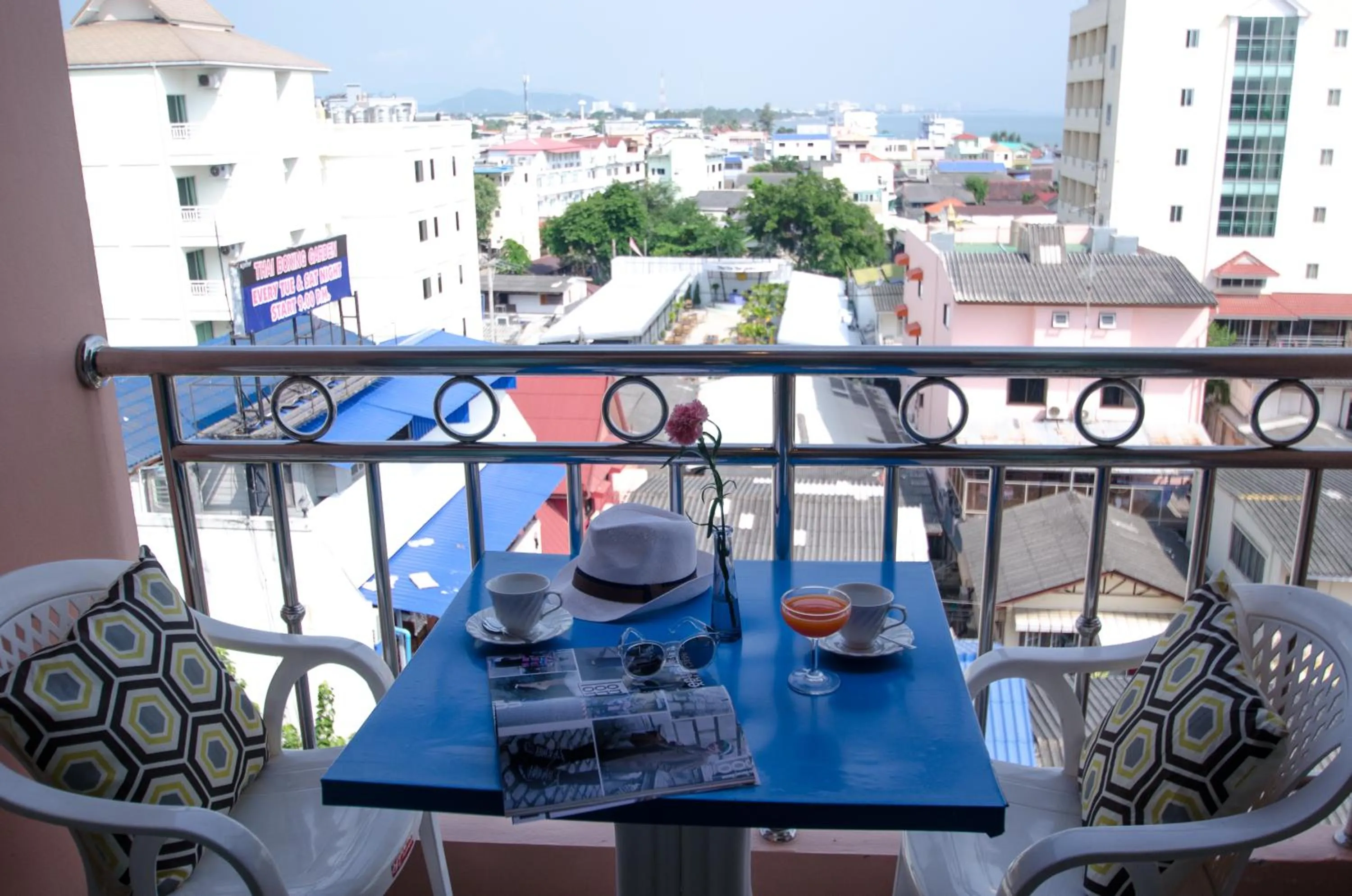Balcony/Terrace in Thipurai City Hotel