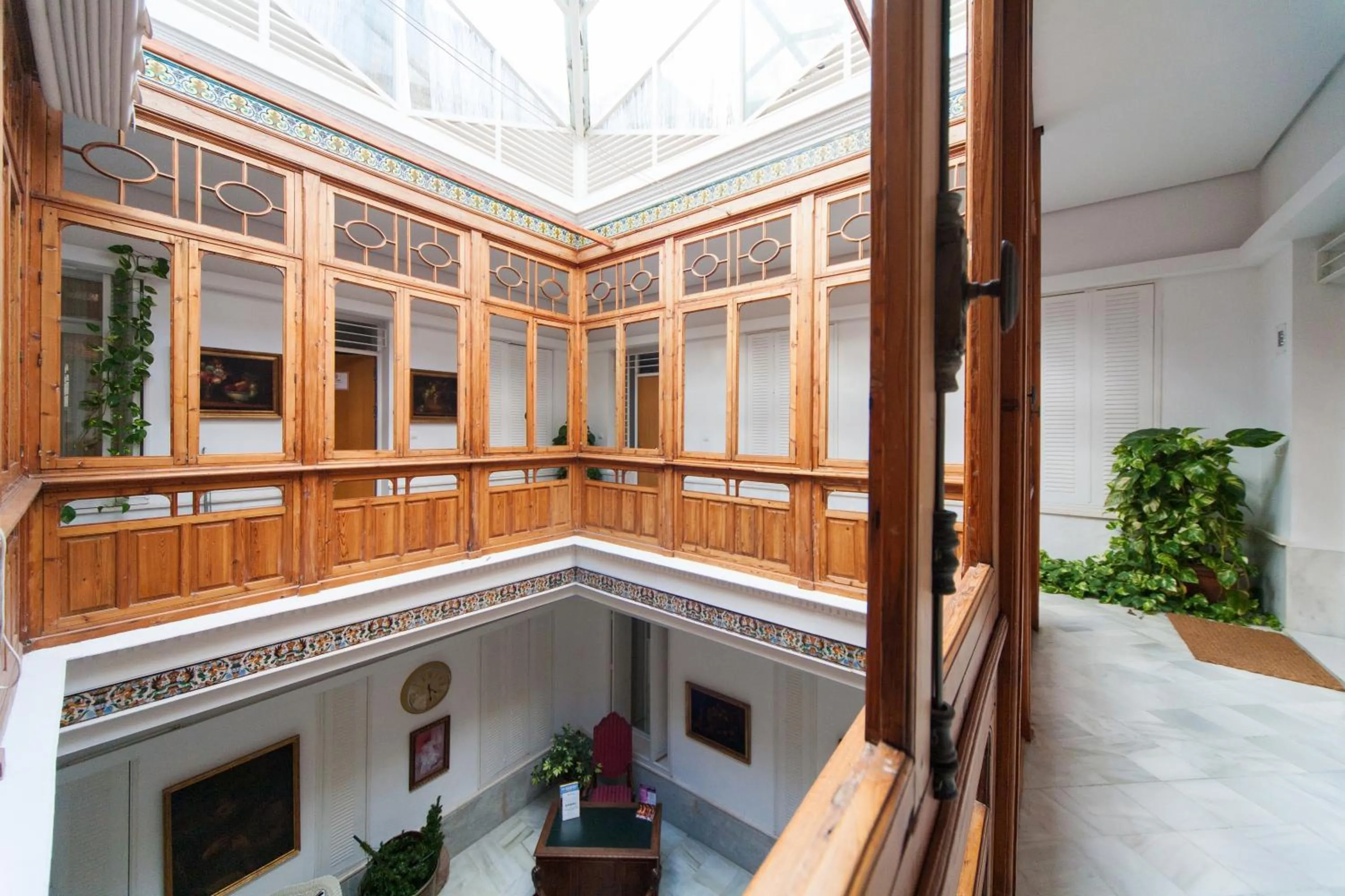 Lobby or reception in La Casa del Conde de Gelves Apartments