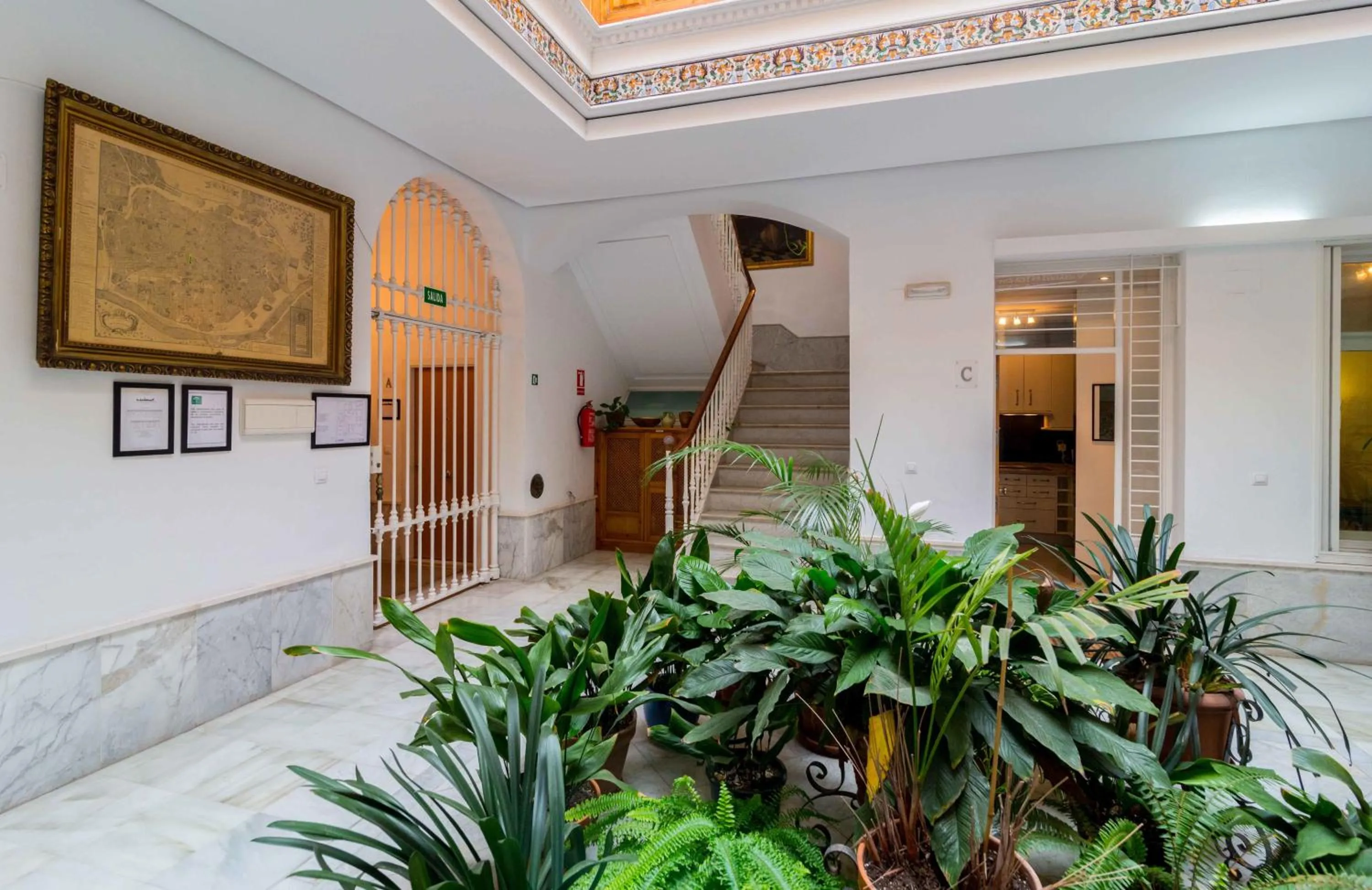 Lobby or reception in La Casa del Conde de Gelves Apartments