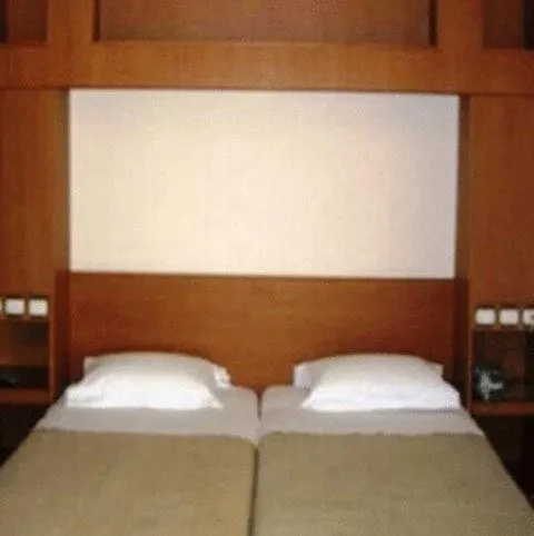 Bed in Katerina Hotel