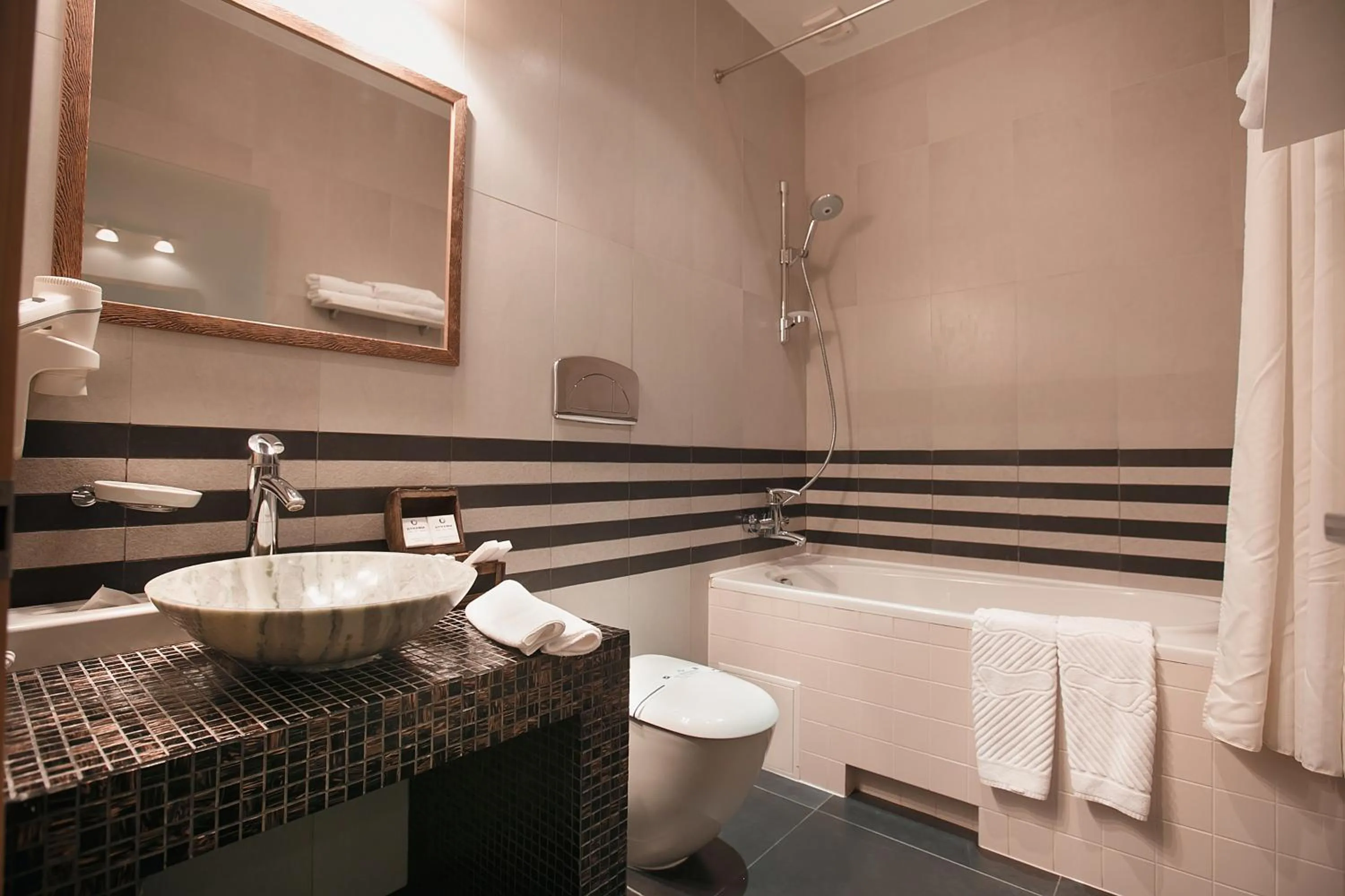 Bathroom in Tsunami Spa Hotel