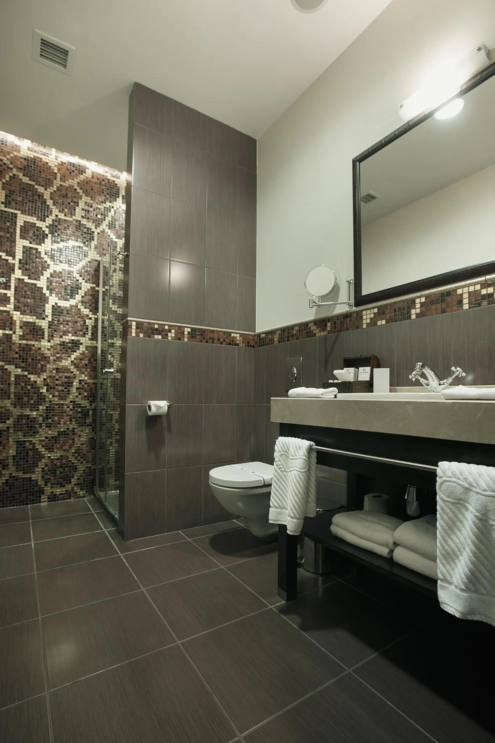 Shower in Tsunami Spa Hotel