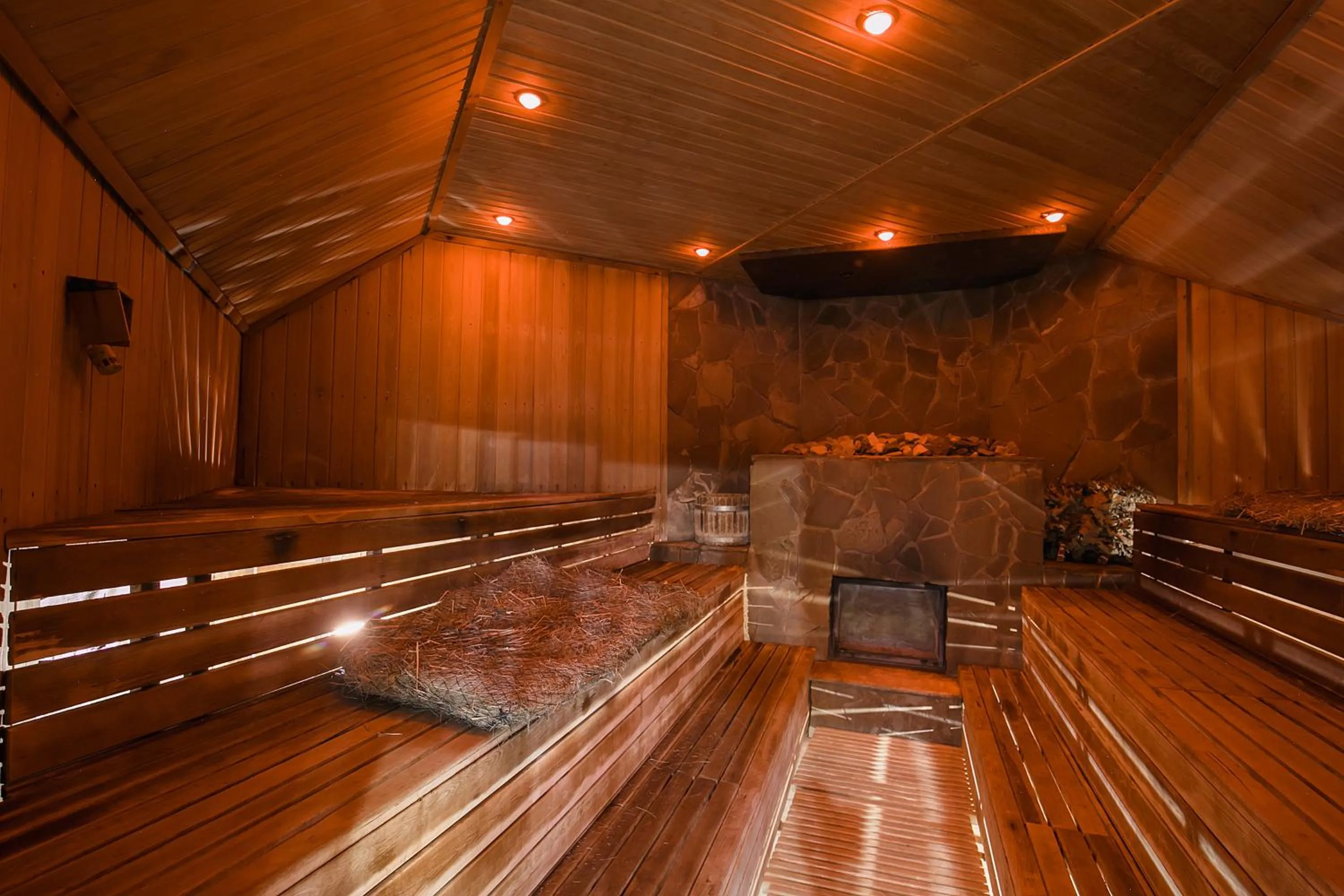 Sauna in Tsunami Spa Hotel