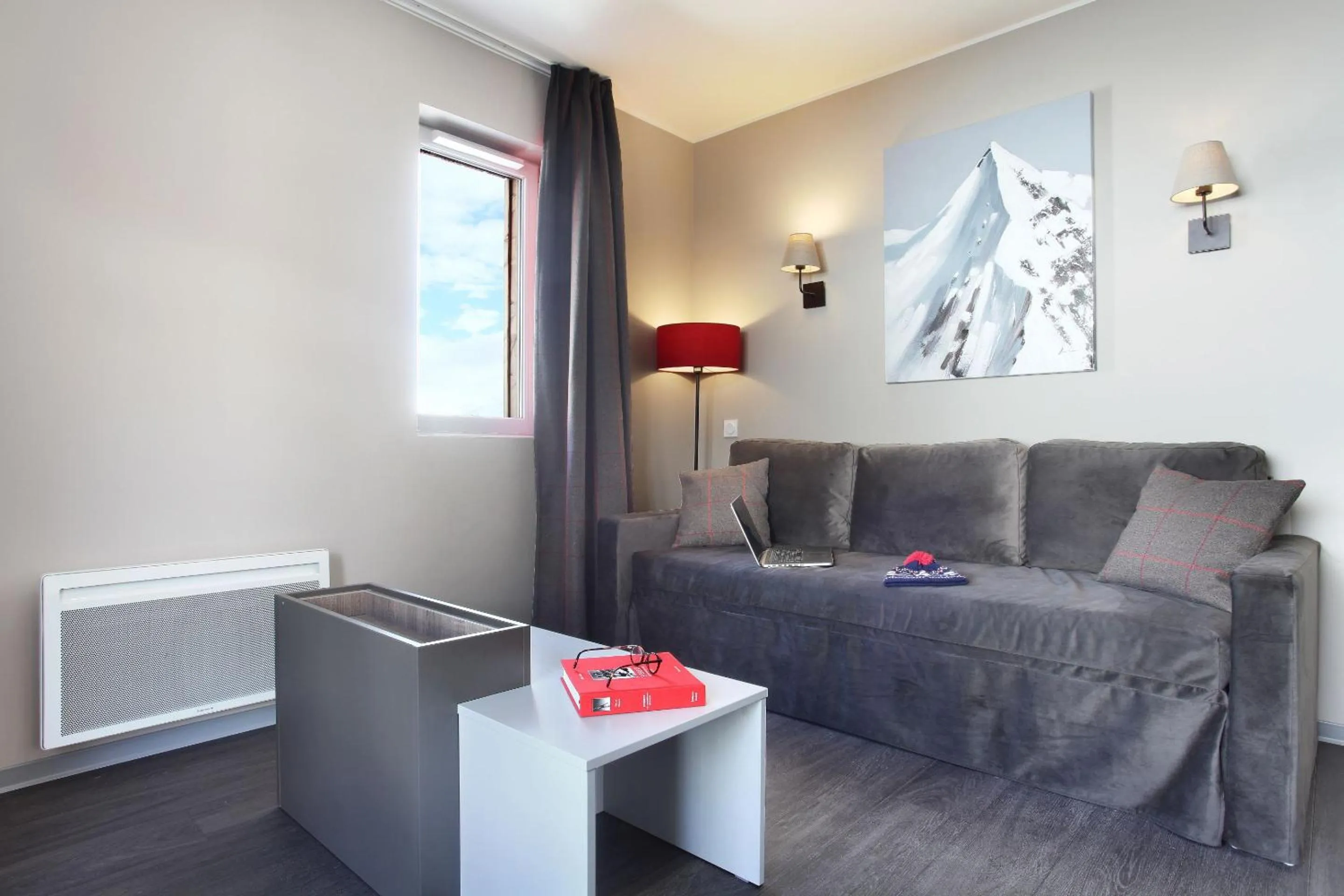 Living room in Résidence Odalys Le Village de Praroustan