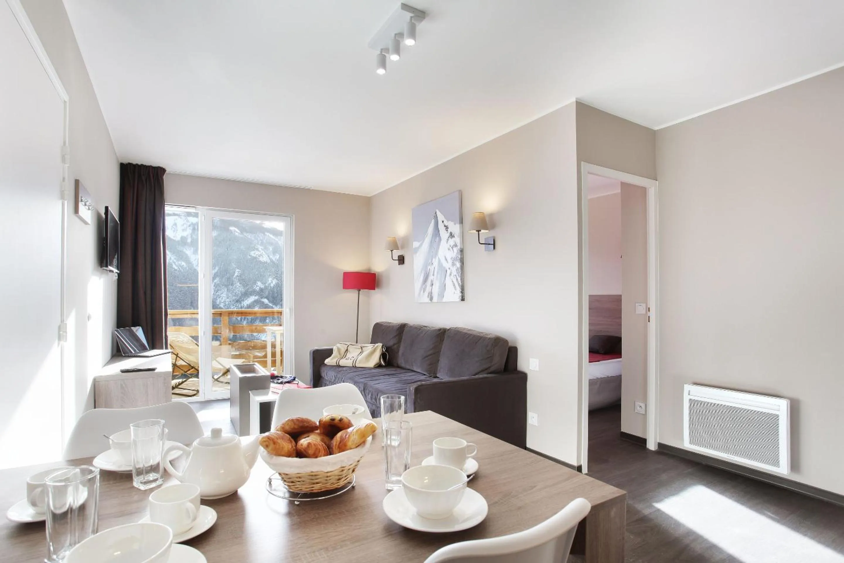 Seating area in Résidence Odalys Le Village de Praroustan