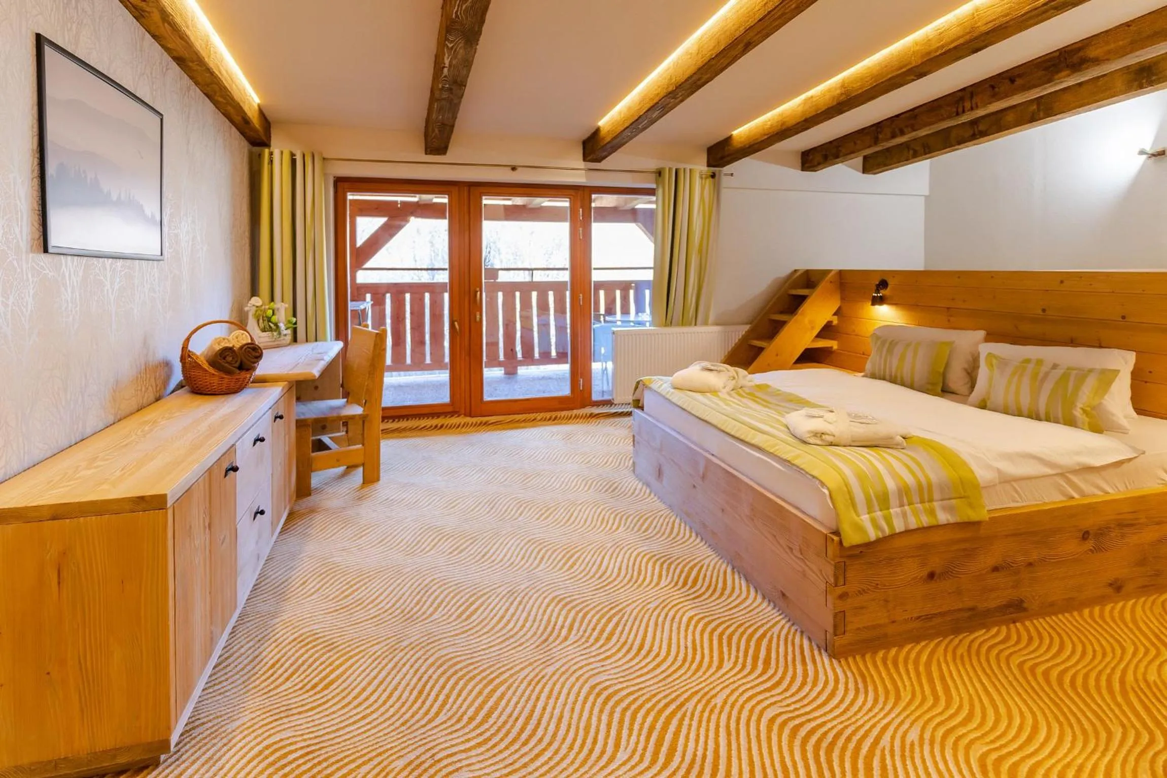 Photo of the whole room, Bed in Hotel Strachanovka - Jánska Koliba