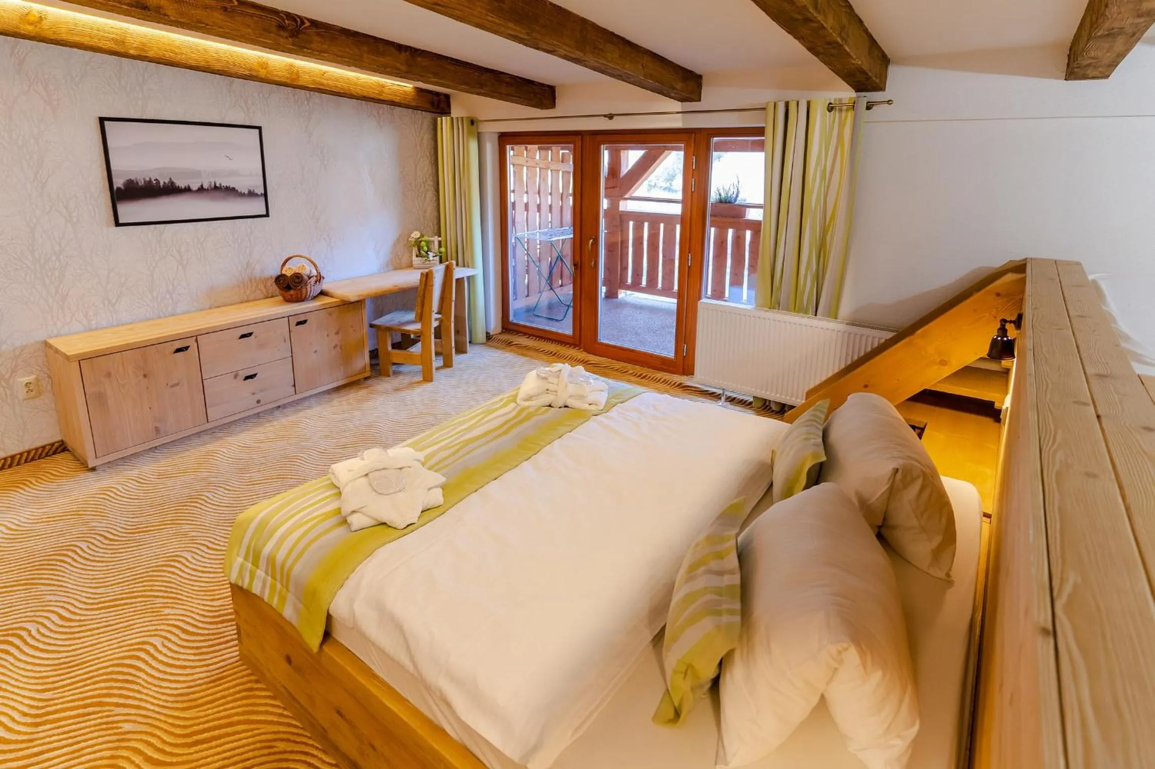 Photo of the whole room, Bed in Hotel Strachanovka - Jánska Koliba