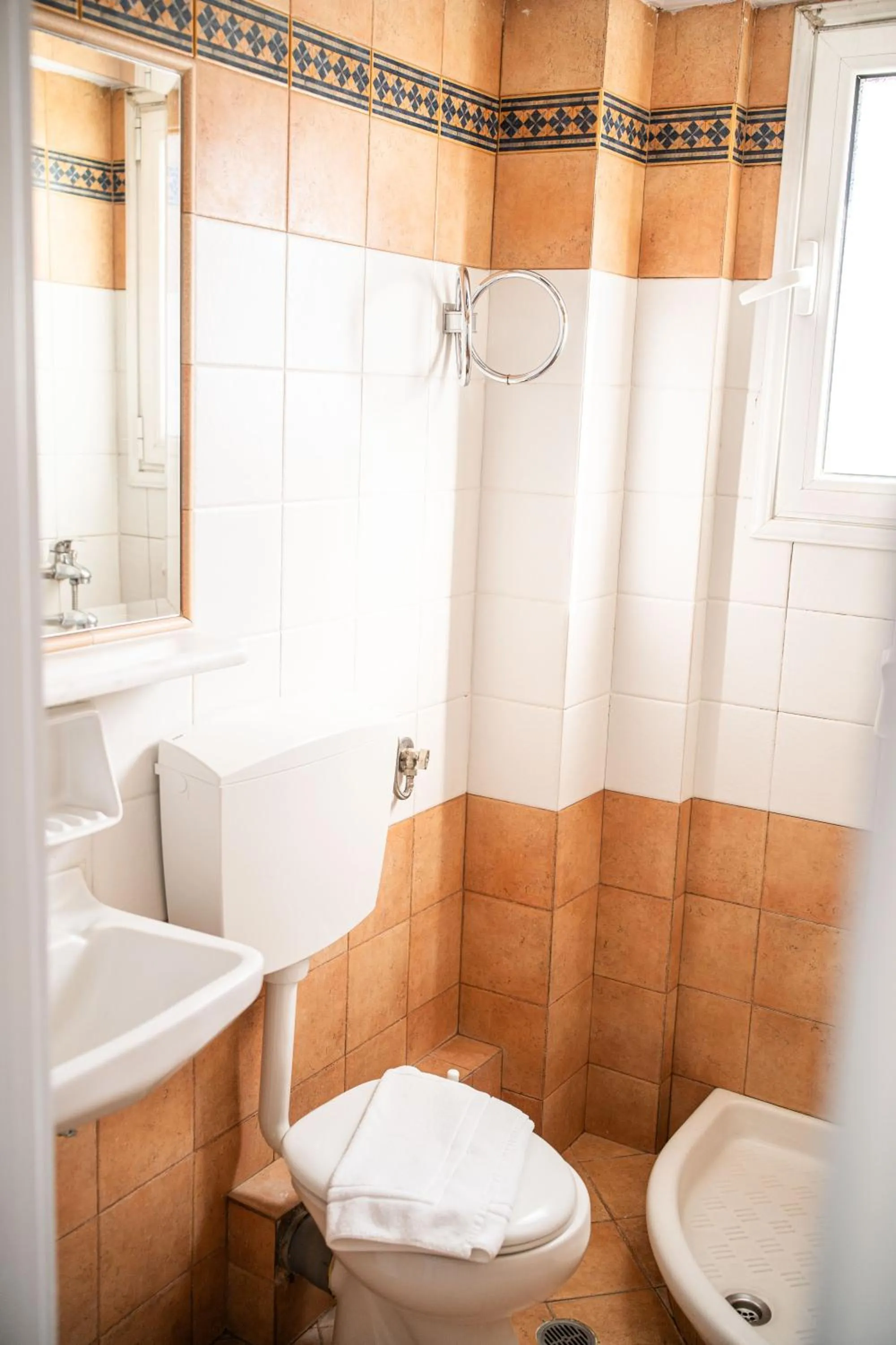 Bathroom in Eva Hotel Piraeus