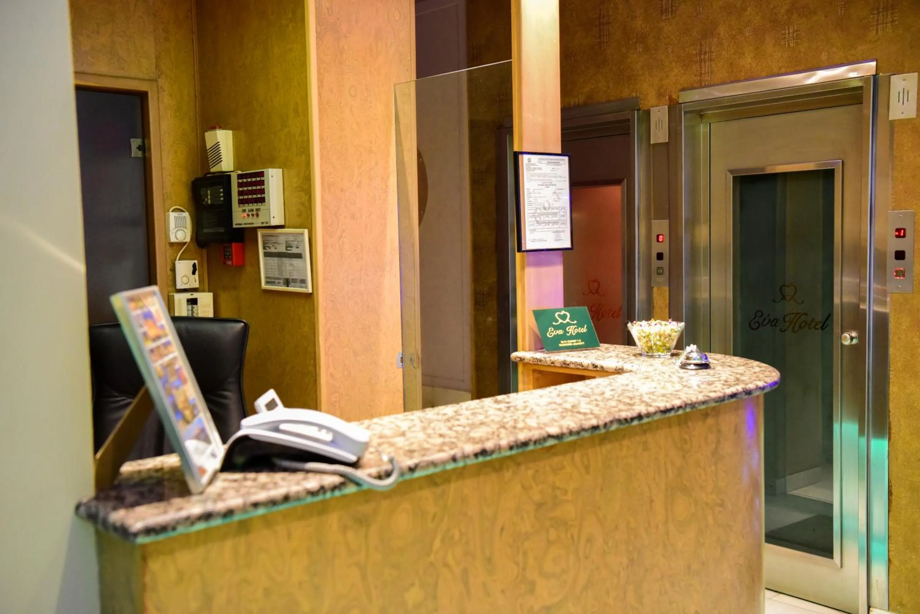 Lobby or reception in Eva Hotel Piraeus