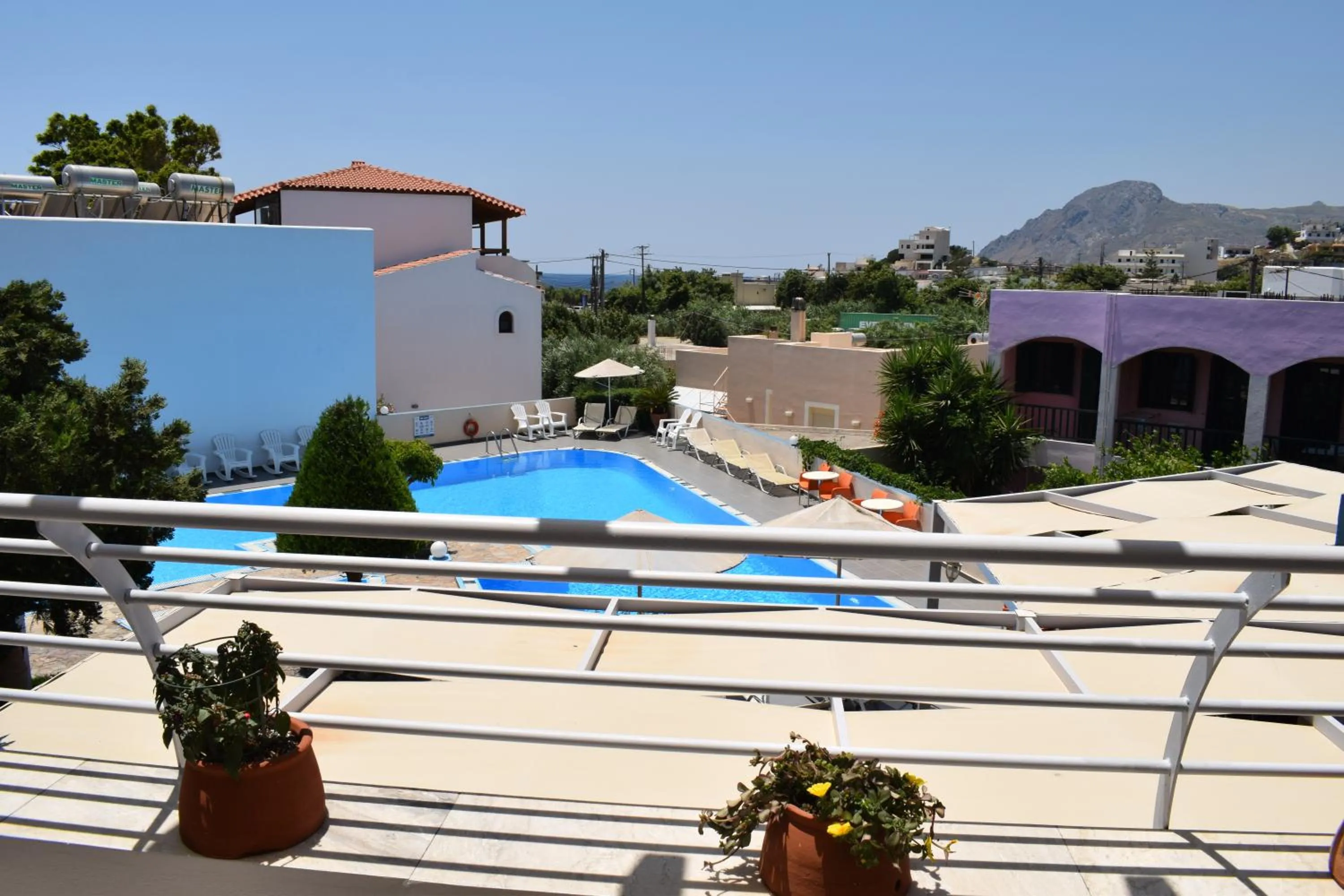 Pool view in Myrtis Spa Hotel