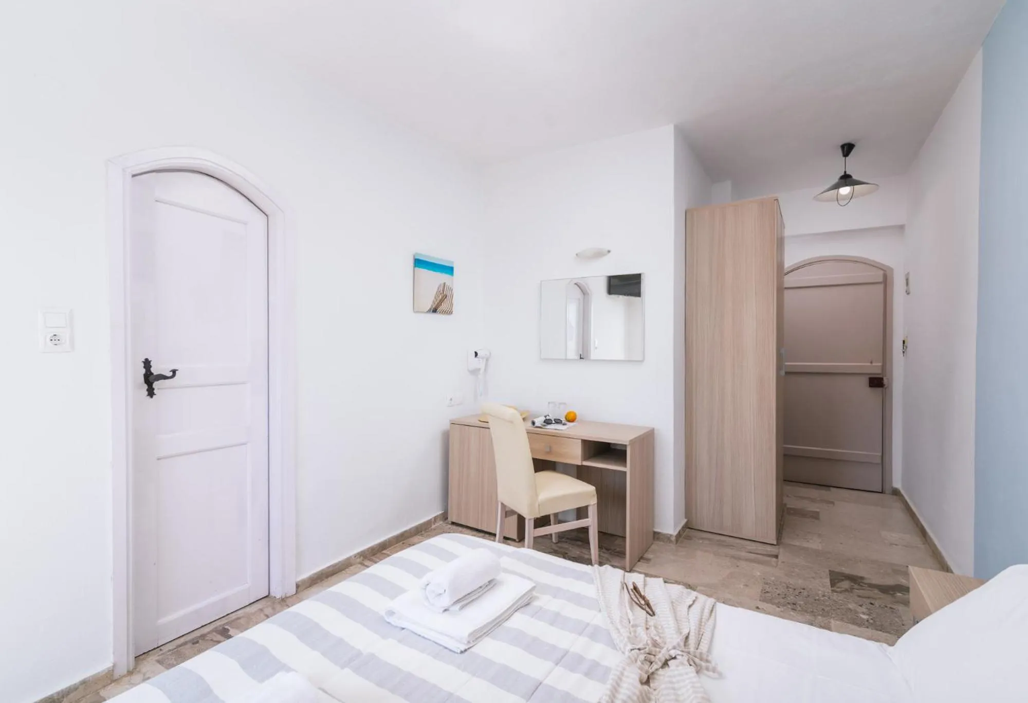 Bed in Myrtis Spa Hotel