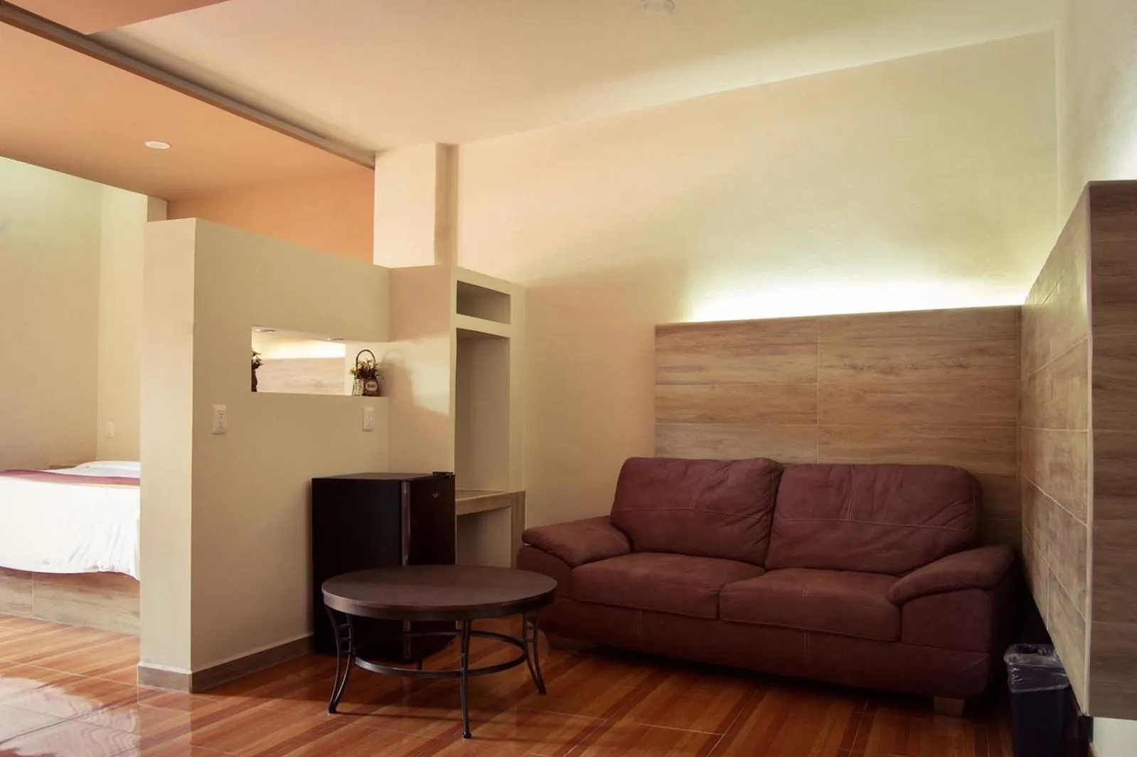 Bed in Hotel Luna Caribe