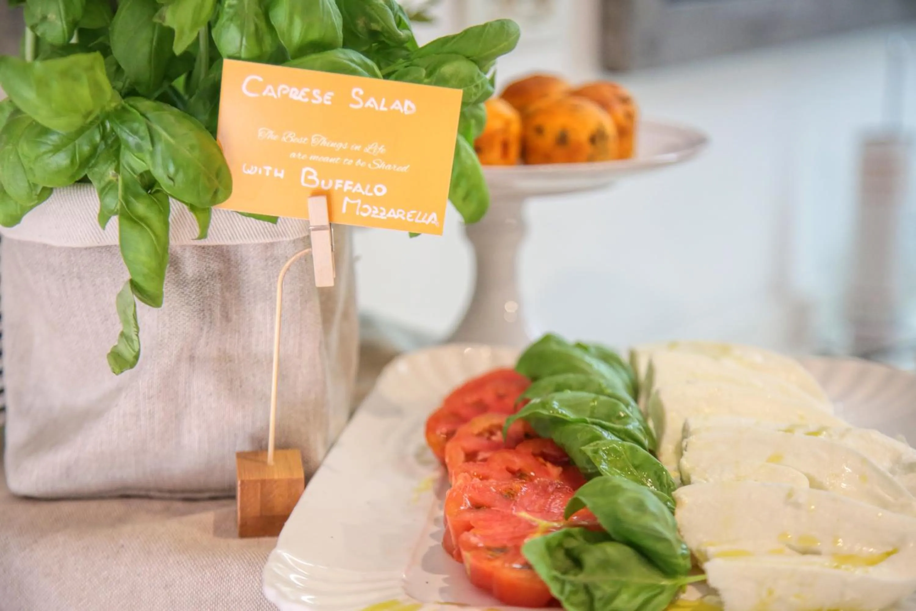 Continental breakfast in B&B Villa Ines
