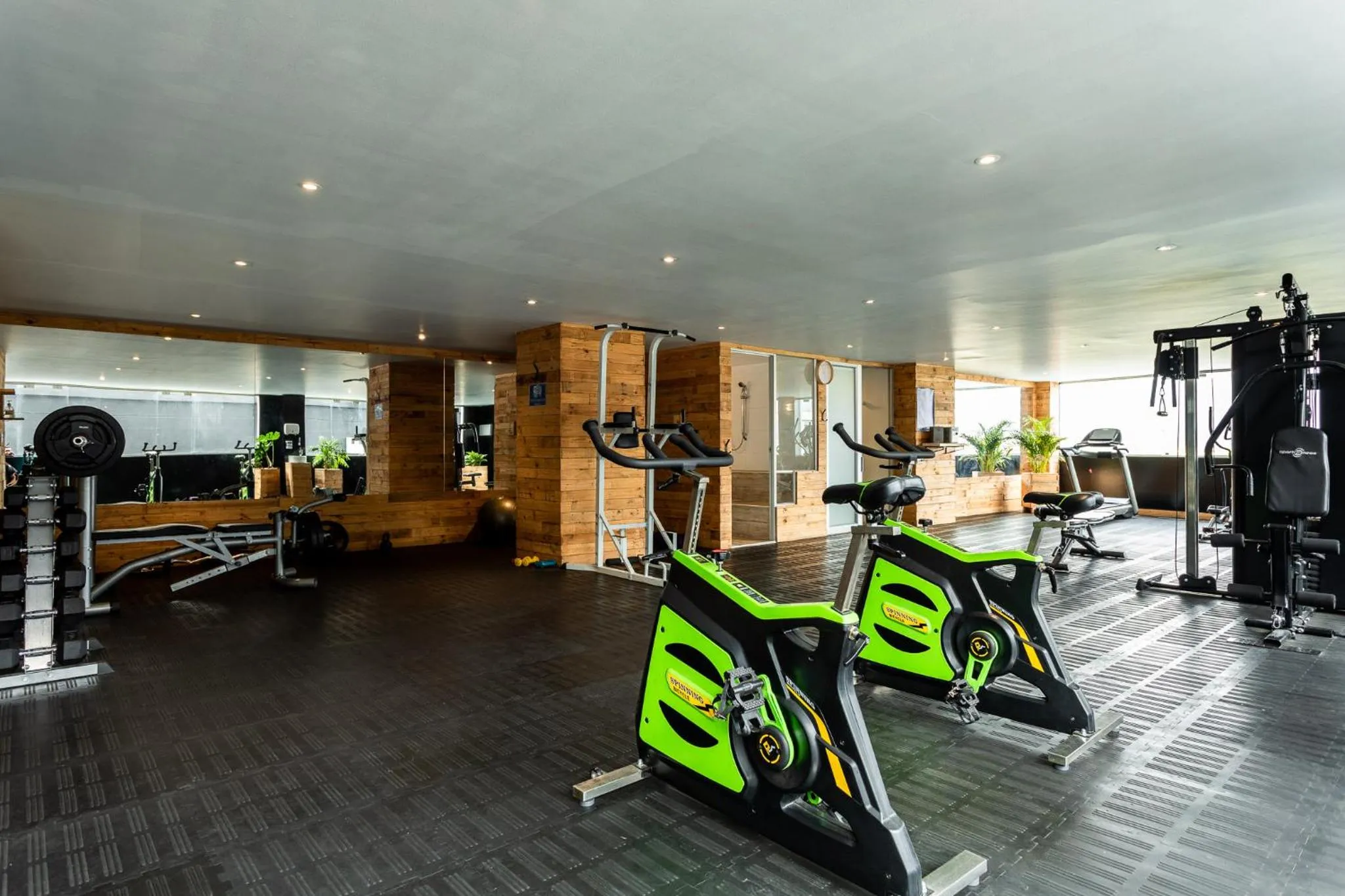 Fitness centre/facilities in Hotel Carretero