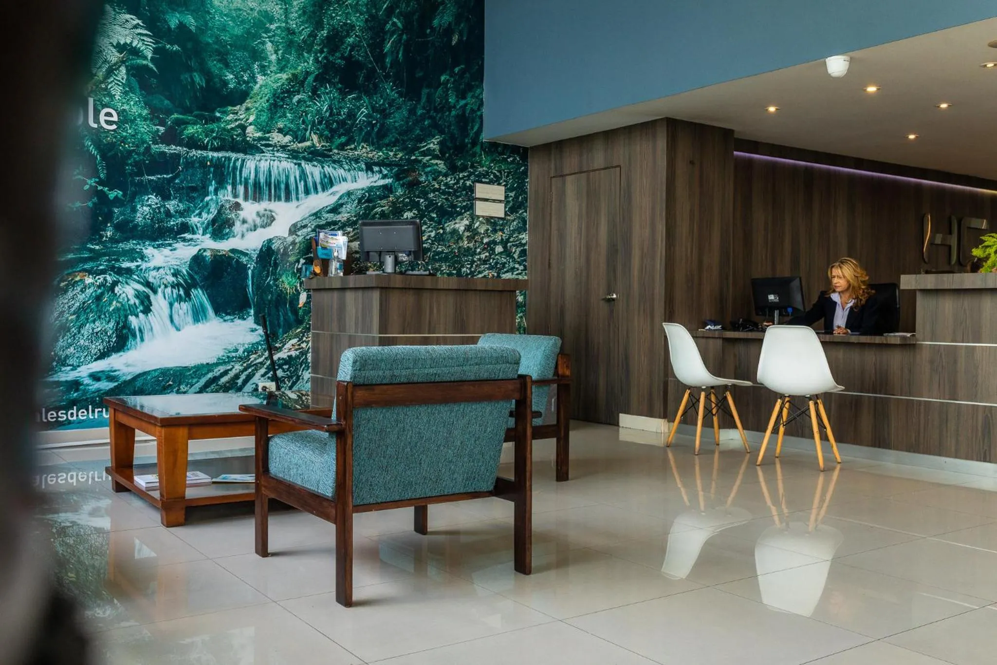 Lobby or reception in Hotel Carretero