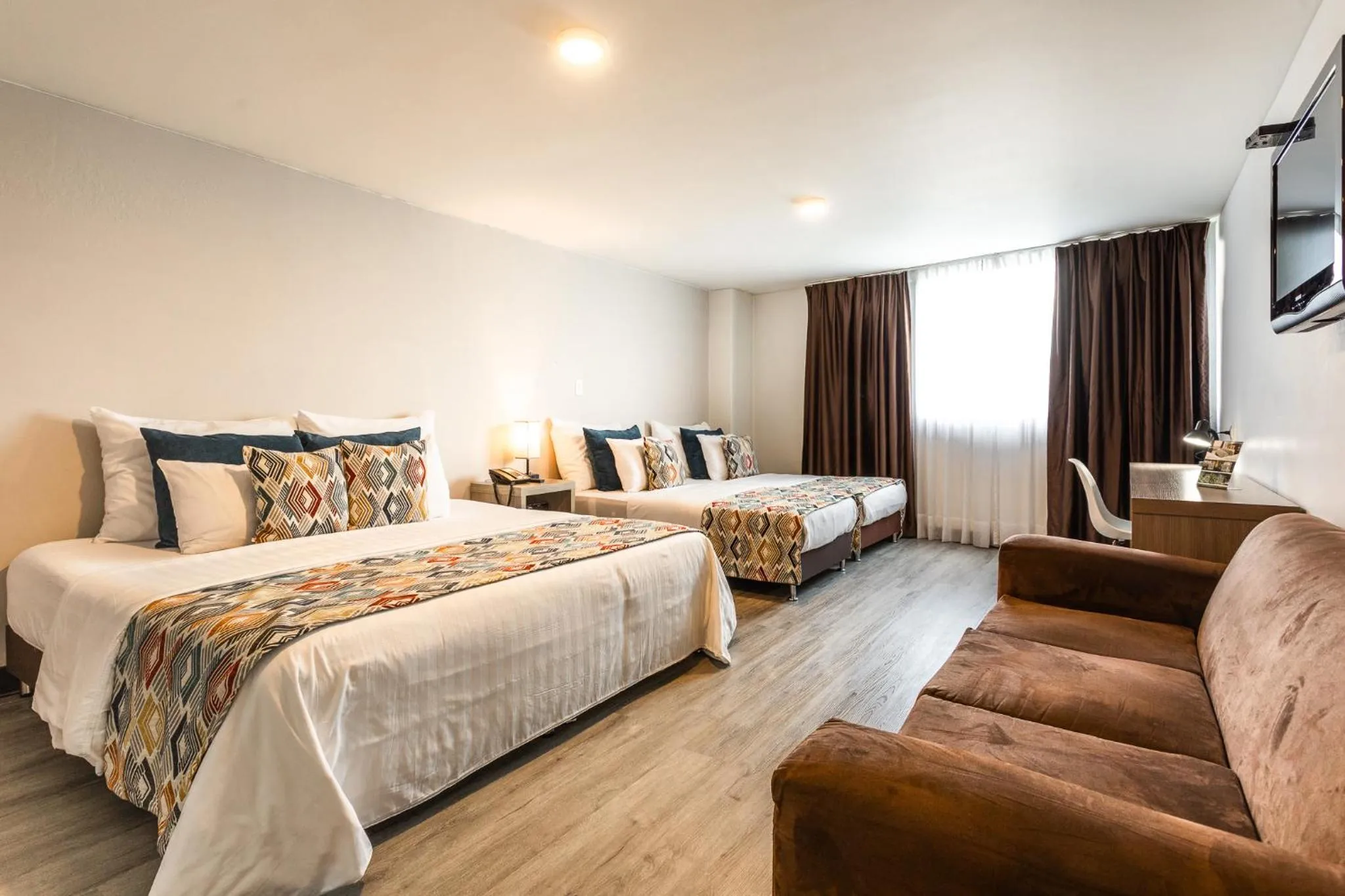 Bed in Hotel Carretero