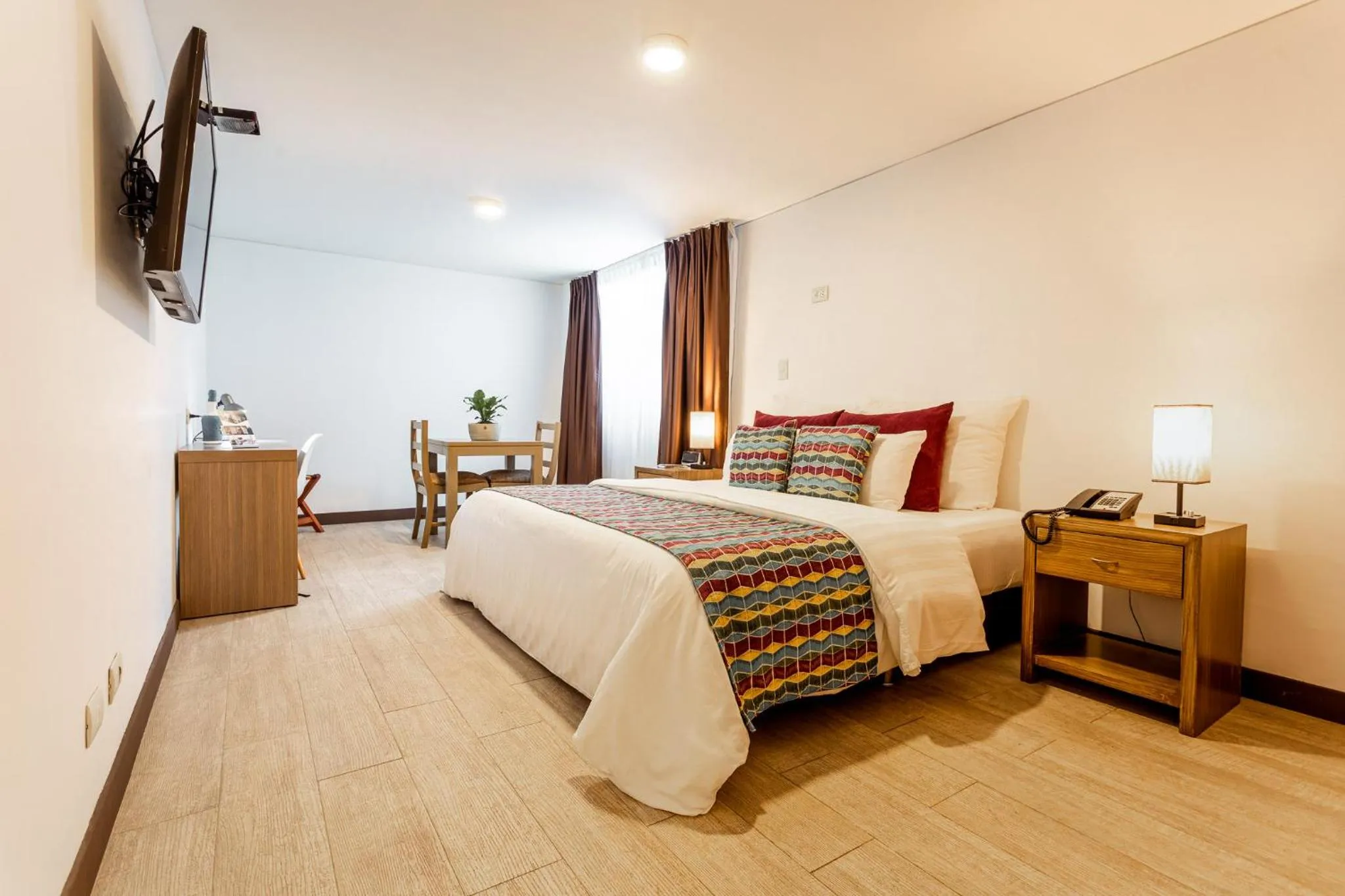 Bed in Hotel Carretero