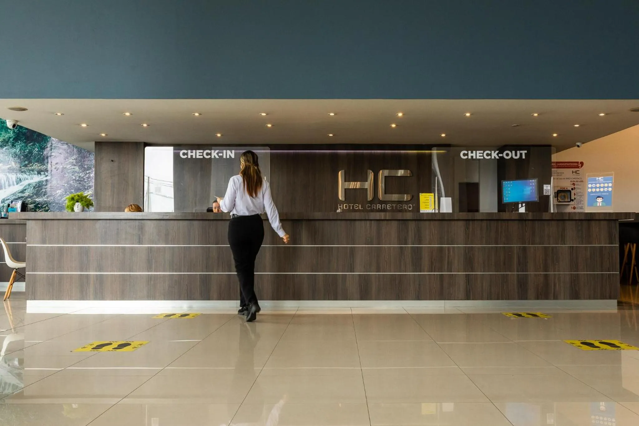 Lobby or reception in Hotel Carretero