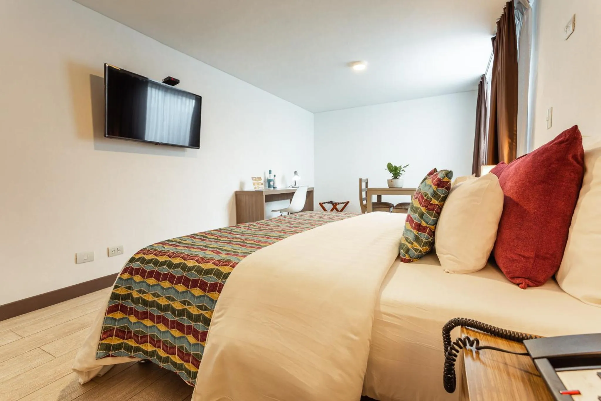 Bed in Hotel Carretero