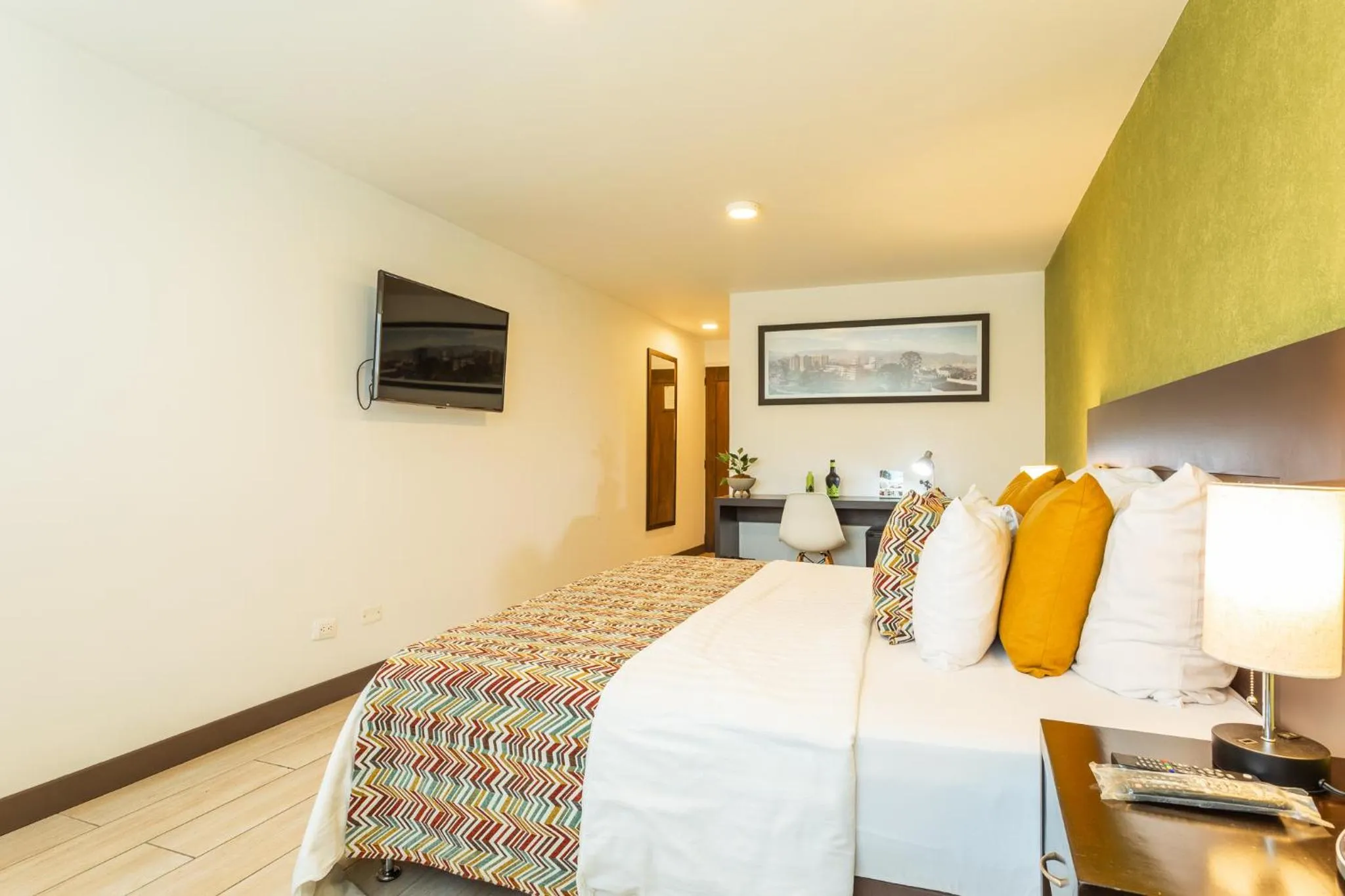 Bed in Hotel Carretero