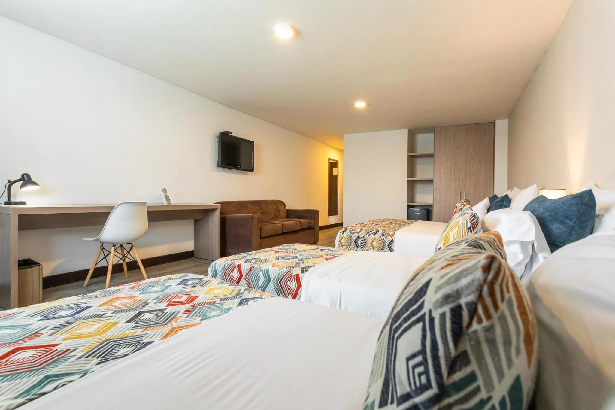 Bed in Hotel Carretero